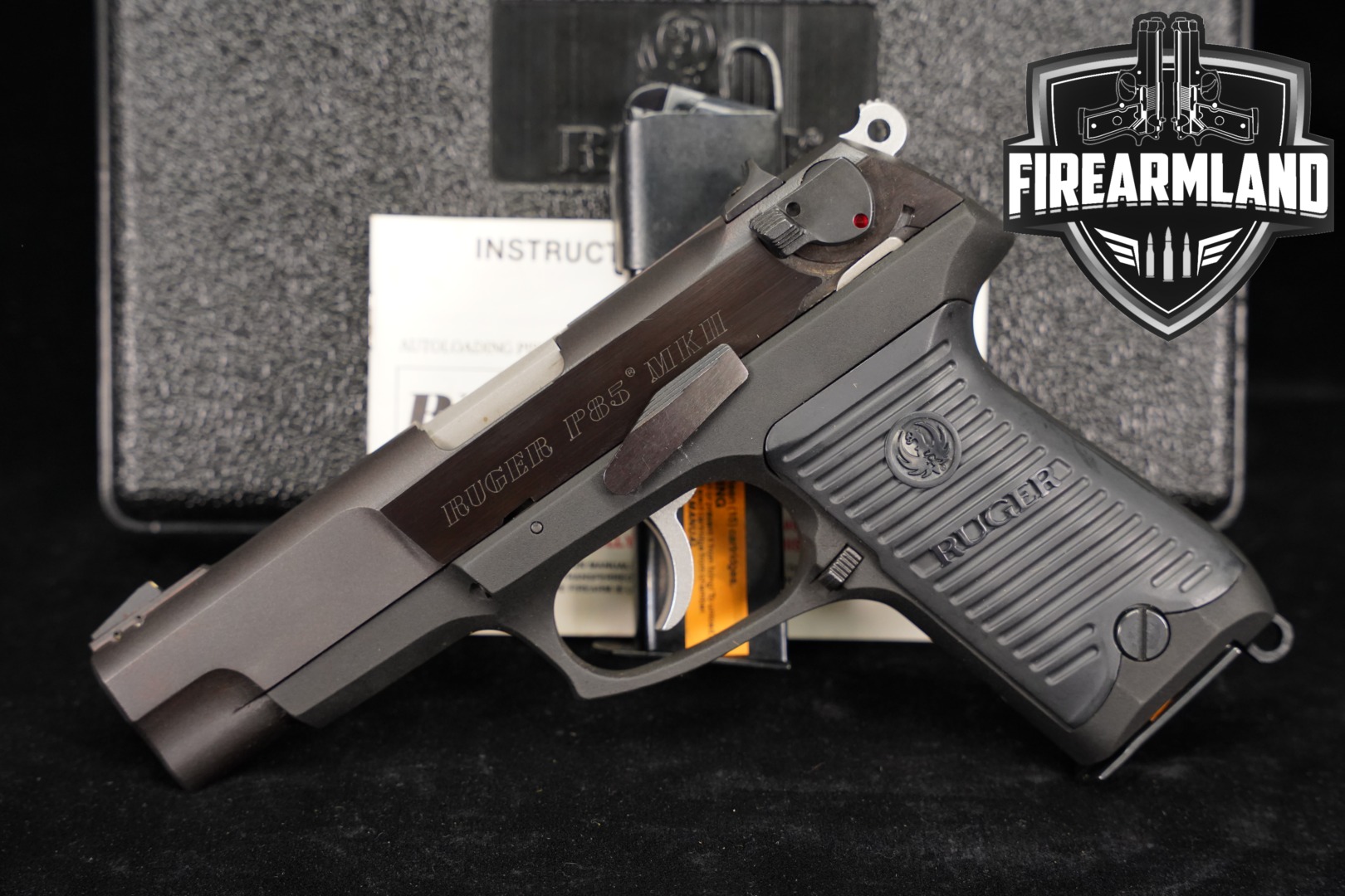 1991 Sturm Ruger P85 MKII 9mm Luger Two-Tone Blued & Gray in Very Good Condition Thumbnail