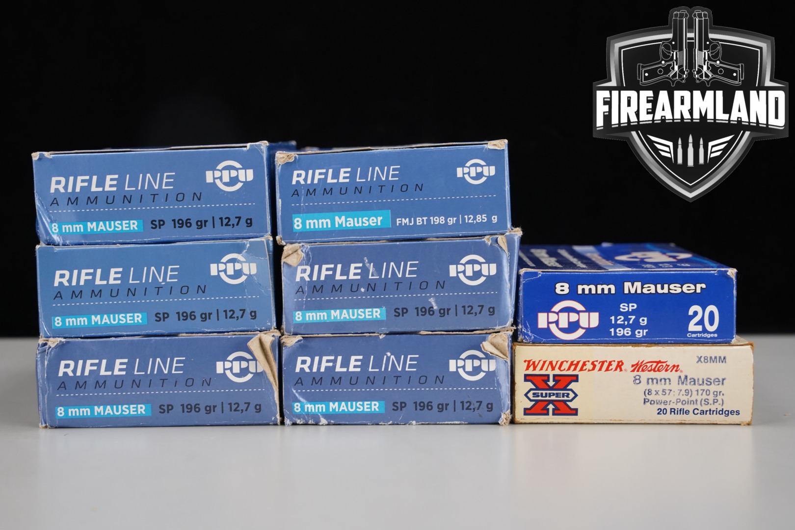 Multiple Manufacturers 8MM MAUSER AMMO 8mm Mauser in New - Old Stock Condition Thumbnail