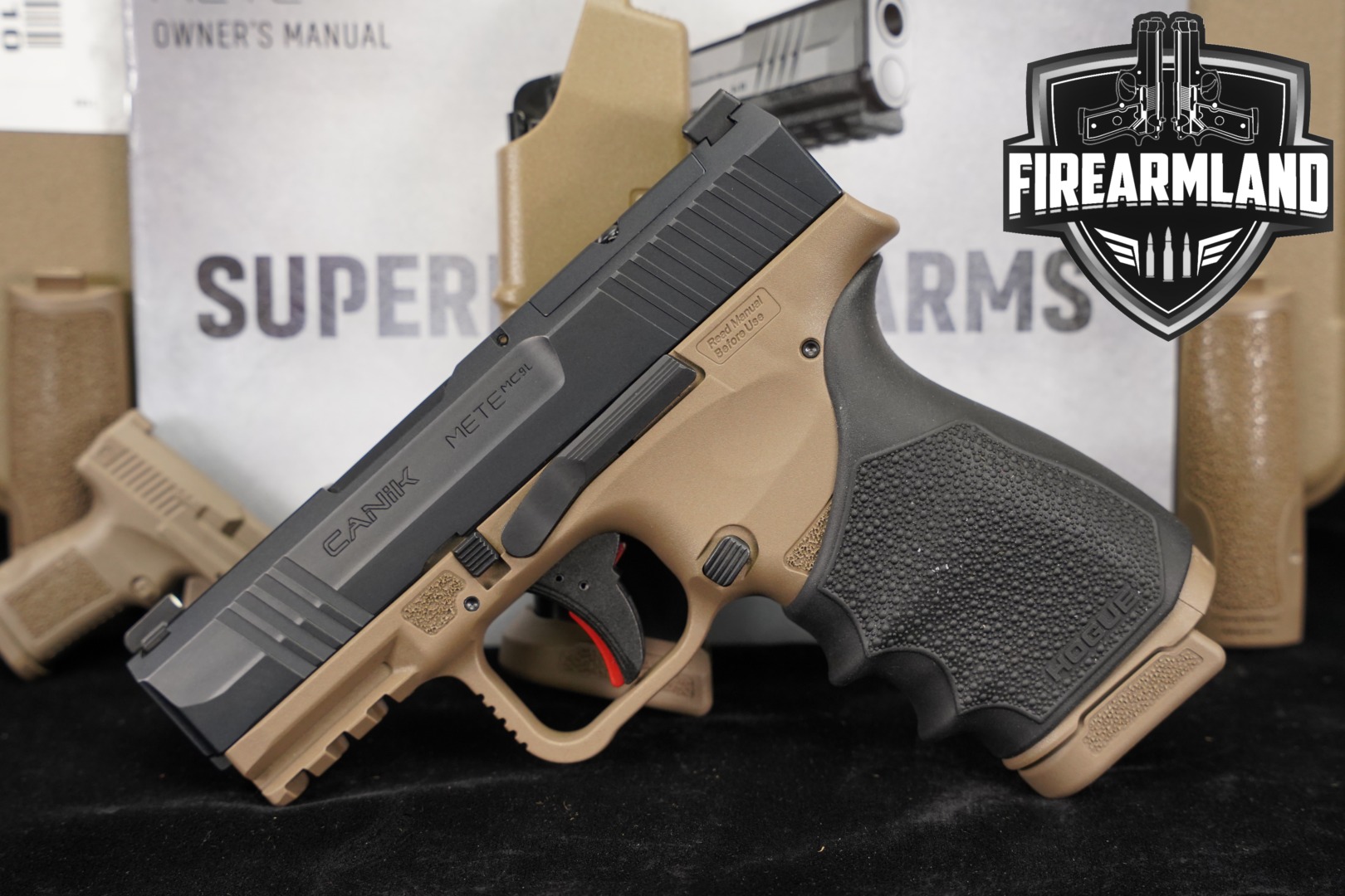 Canik METE MC9L 9mm Luger Two-Tone Black & FDE in Excellent Condition Thumbnail