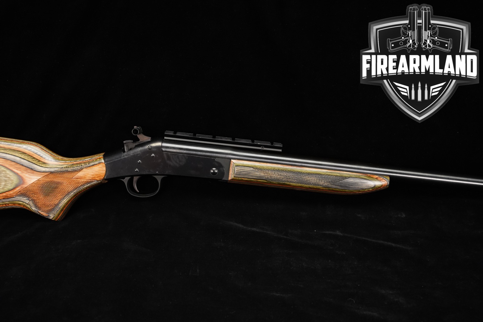 Harrington & Richardson (H&R) Handi-Rifle SB2 .30-06 Blued & Laminate in Very Good Condition Thumbnail