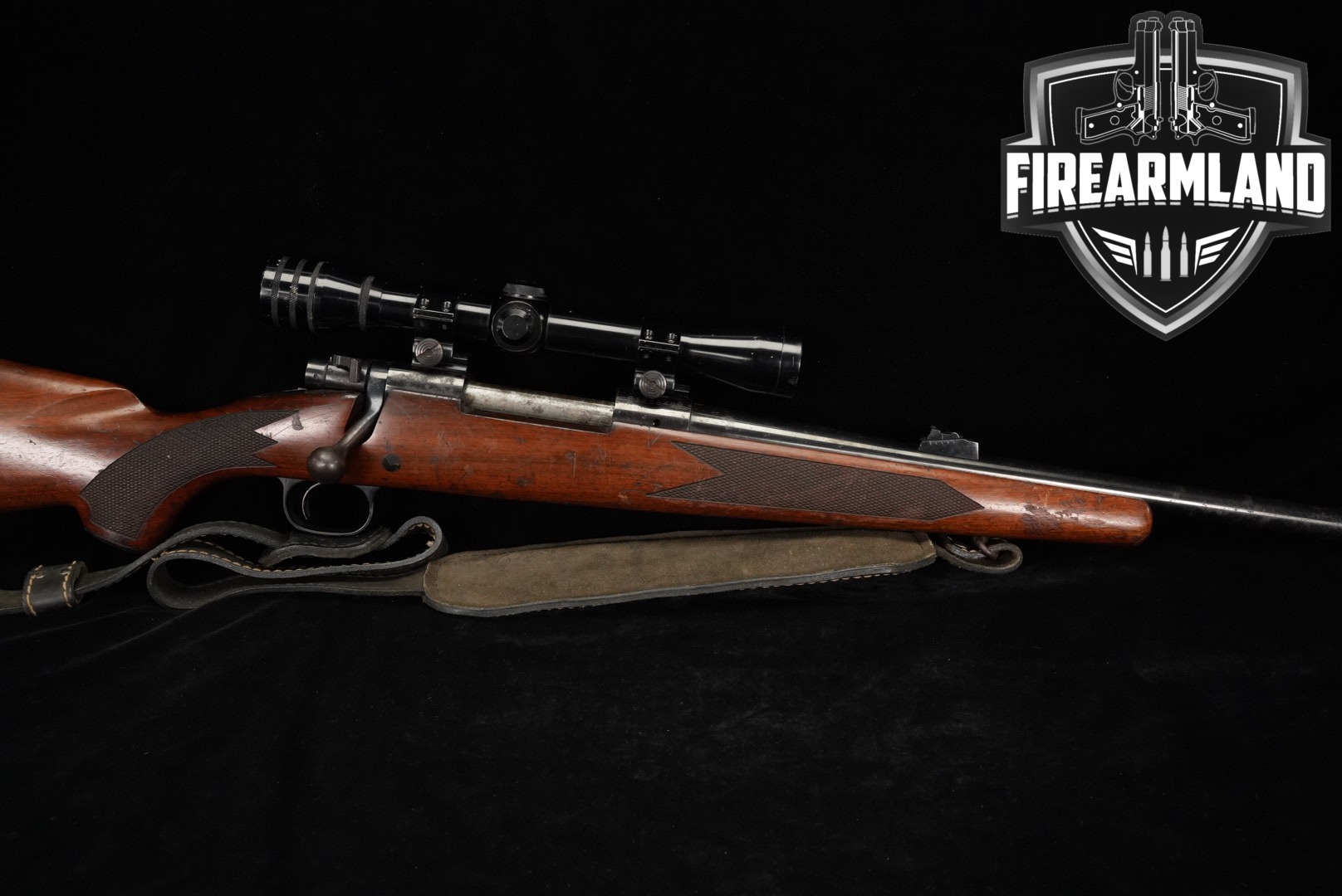 1976 Winchester Model 70 Standard Rifle 243 Win 22" M70 +REDFIELD SCOPE-img-0