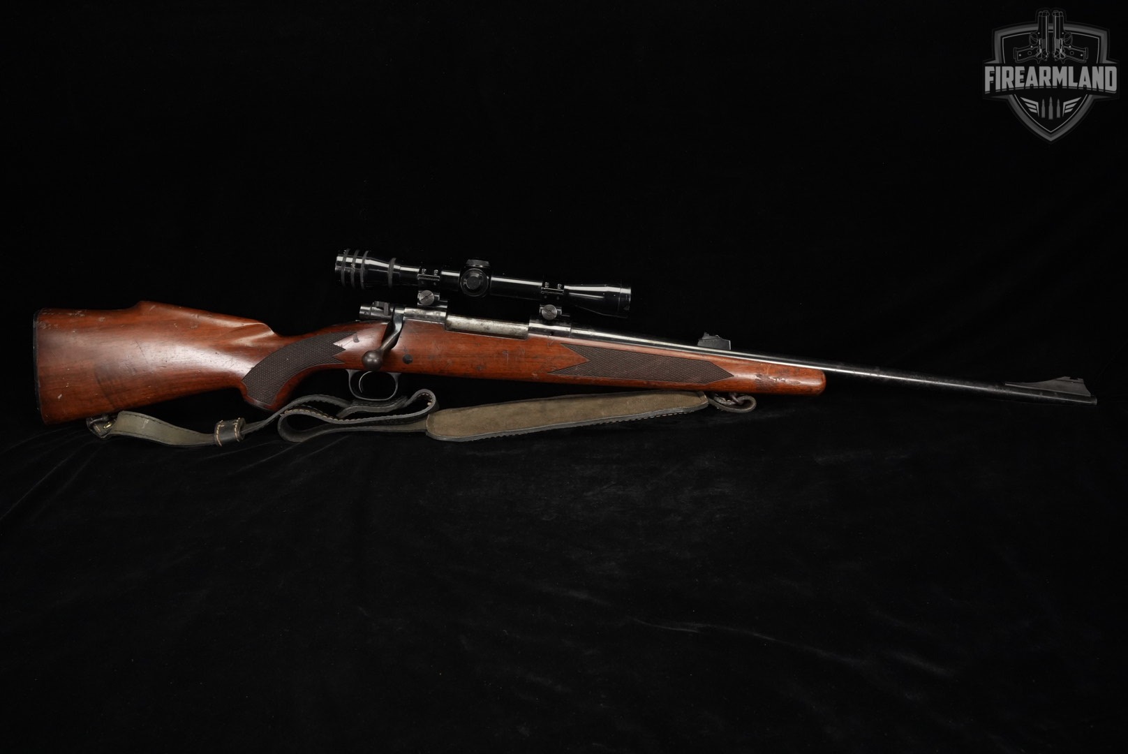1976 Winchester Model 70 Standard Rifle 243 Win 22" M70 +REDFIELD SCOPE-img-3
