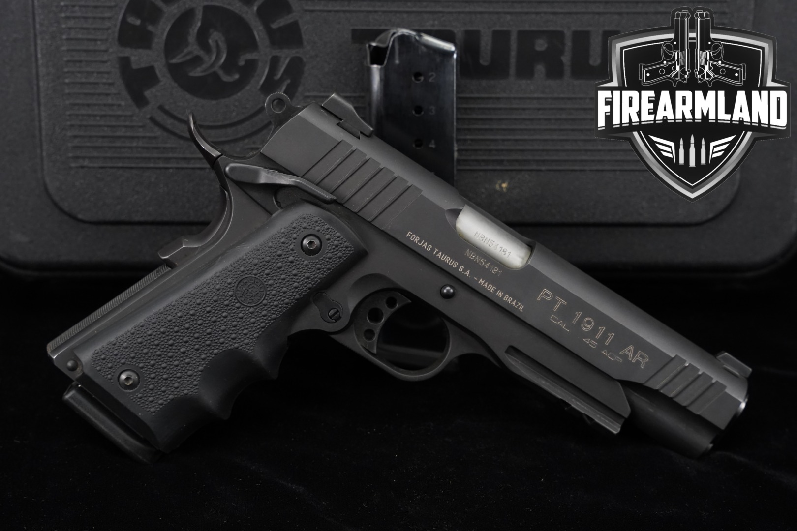Taurus PT 1911 AR .45 ACP Blued in Very Good Condition Thumbnail
