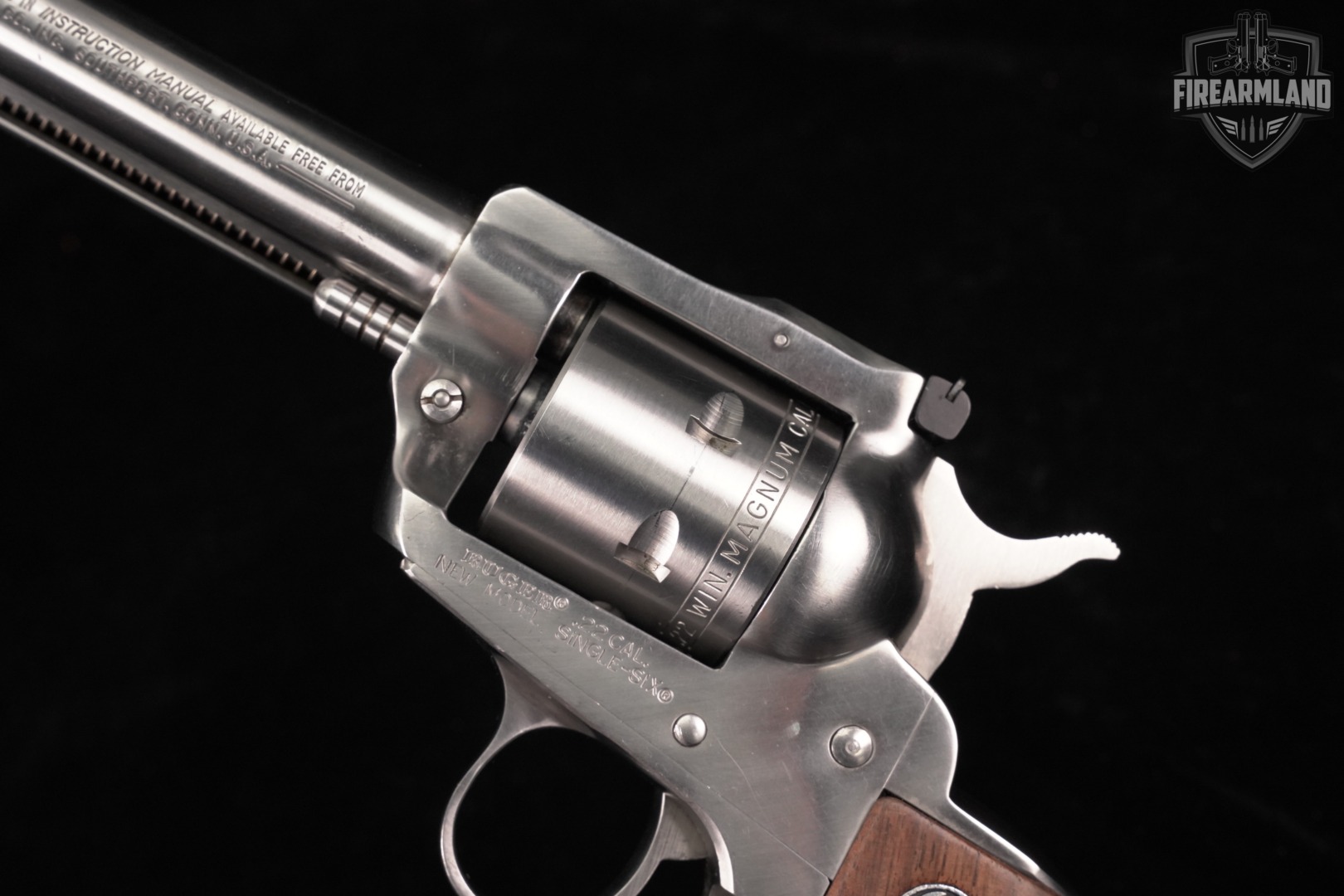 1981 Ruger New Model Single-Six 22 WMR 5.5" Single6 +HOLSTER-img-10