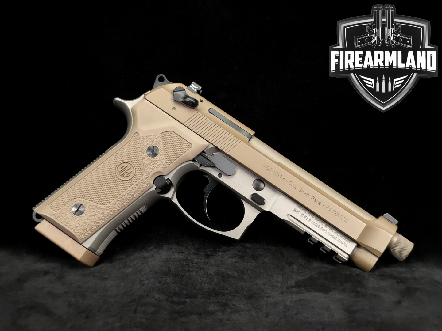 Beretta M9A3 Type F 9mm Luger (9x19 Para) FDE in Excellent Condition Thumbnail