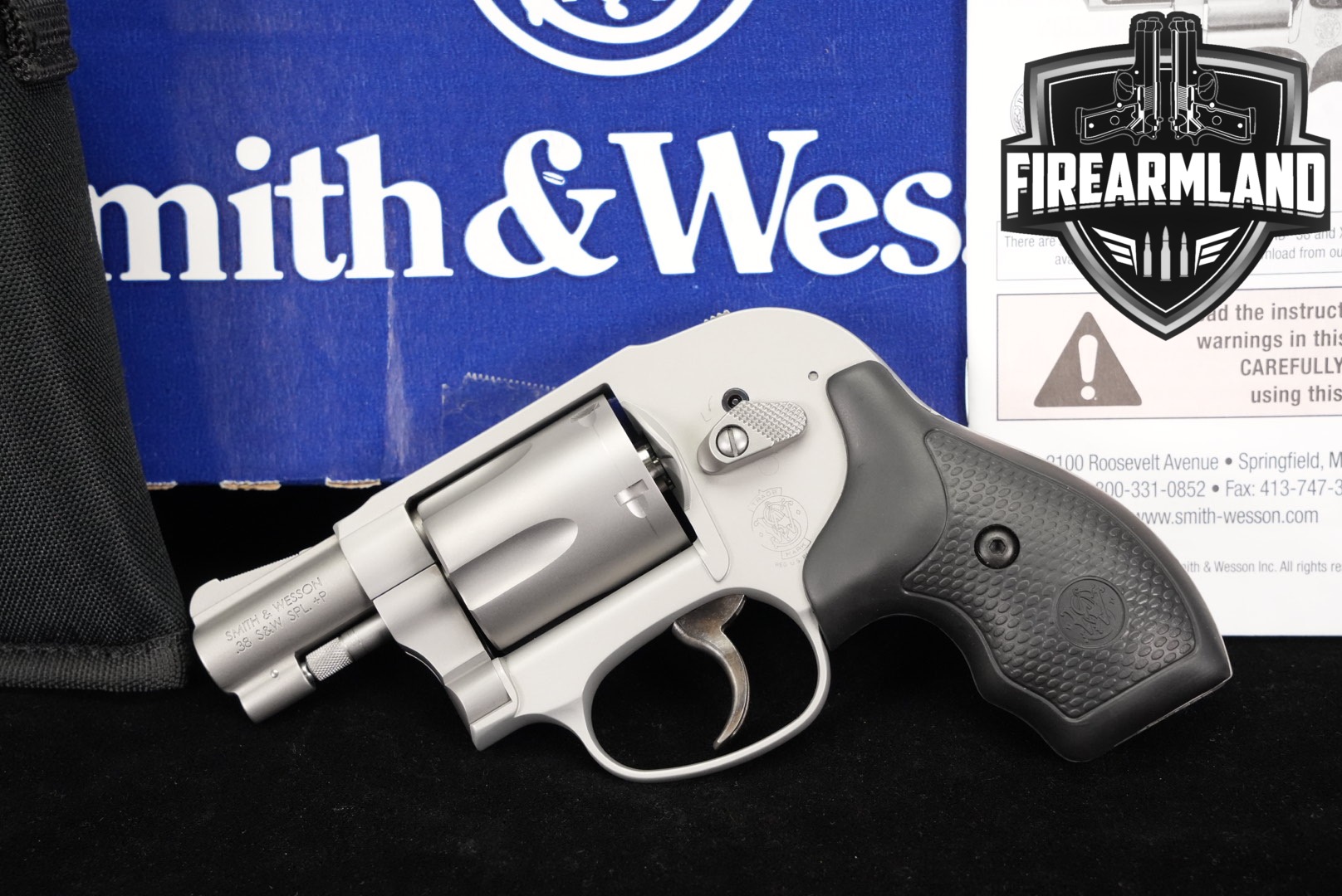 Smith & Wesson (S&W) Model 638-3 Airweight .38 Special +P Stainless in Excellent Condition Thumbnail