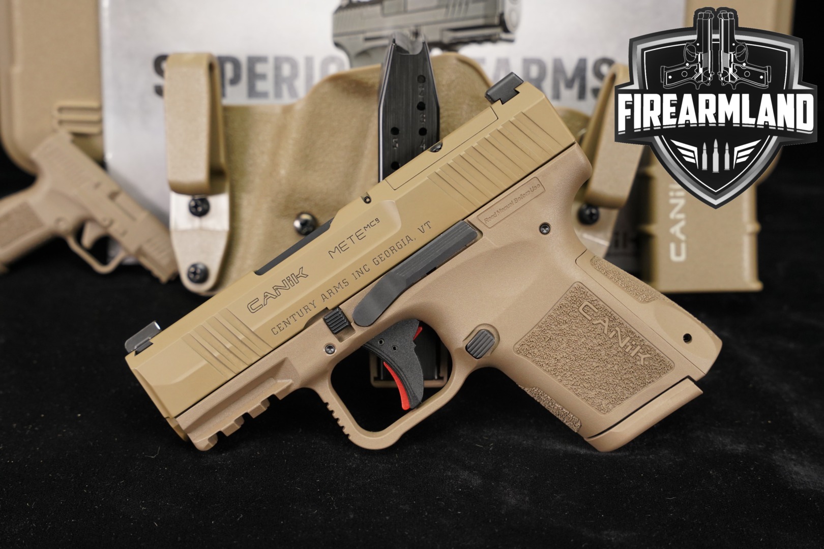 Canik METE MC9 9mm Luger FDE in Excellent Condition Thumbnail