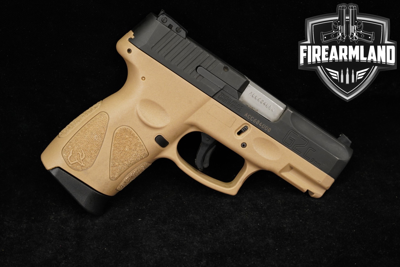 Taurus G2c 9mm Luger Two-Tone Black & FDE in Good Condition Thumbnail