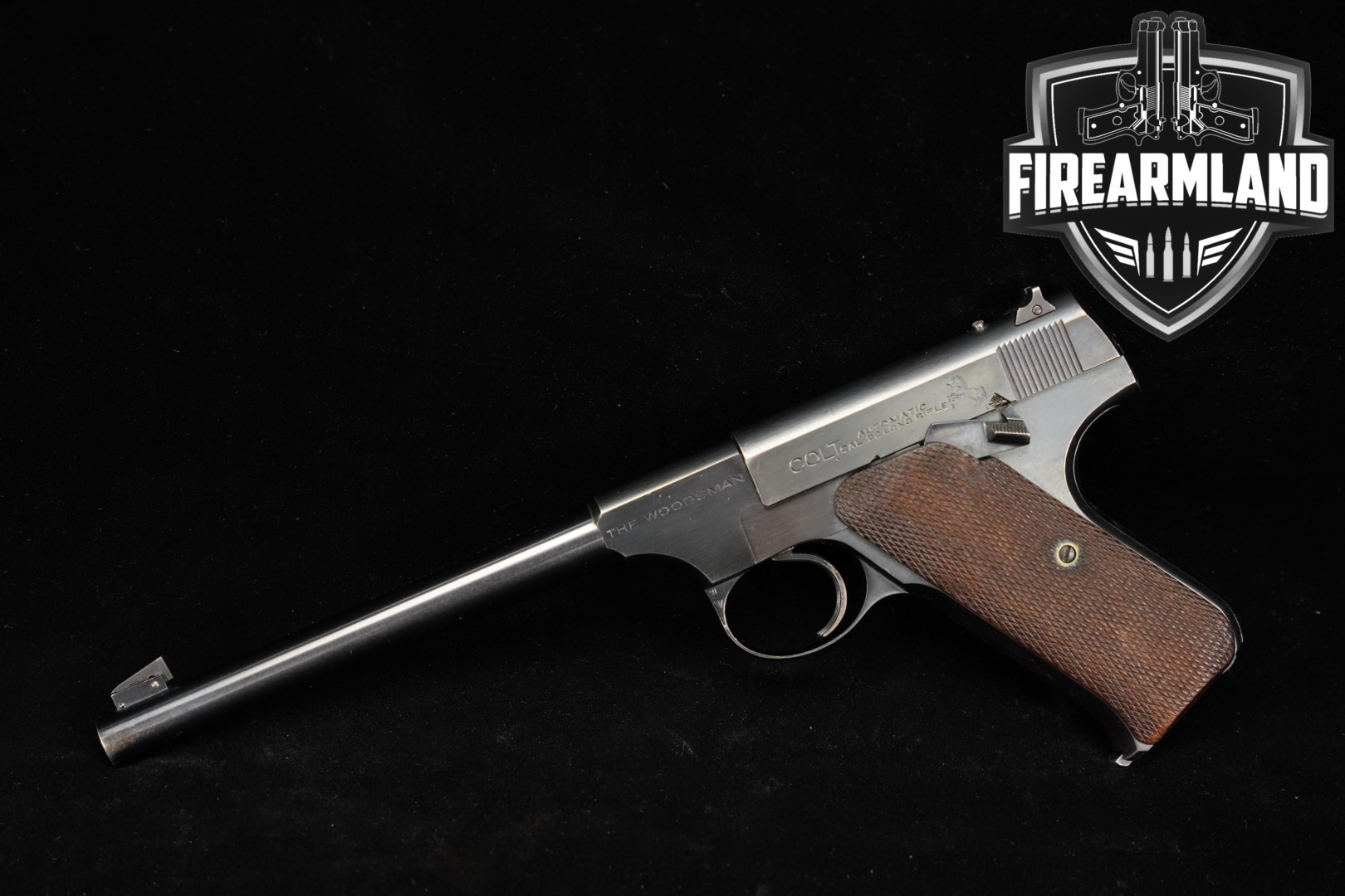 1934 Colt Woodsman Target Model, First Series .22 LR Blued in Very Good Condition Thumbnail