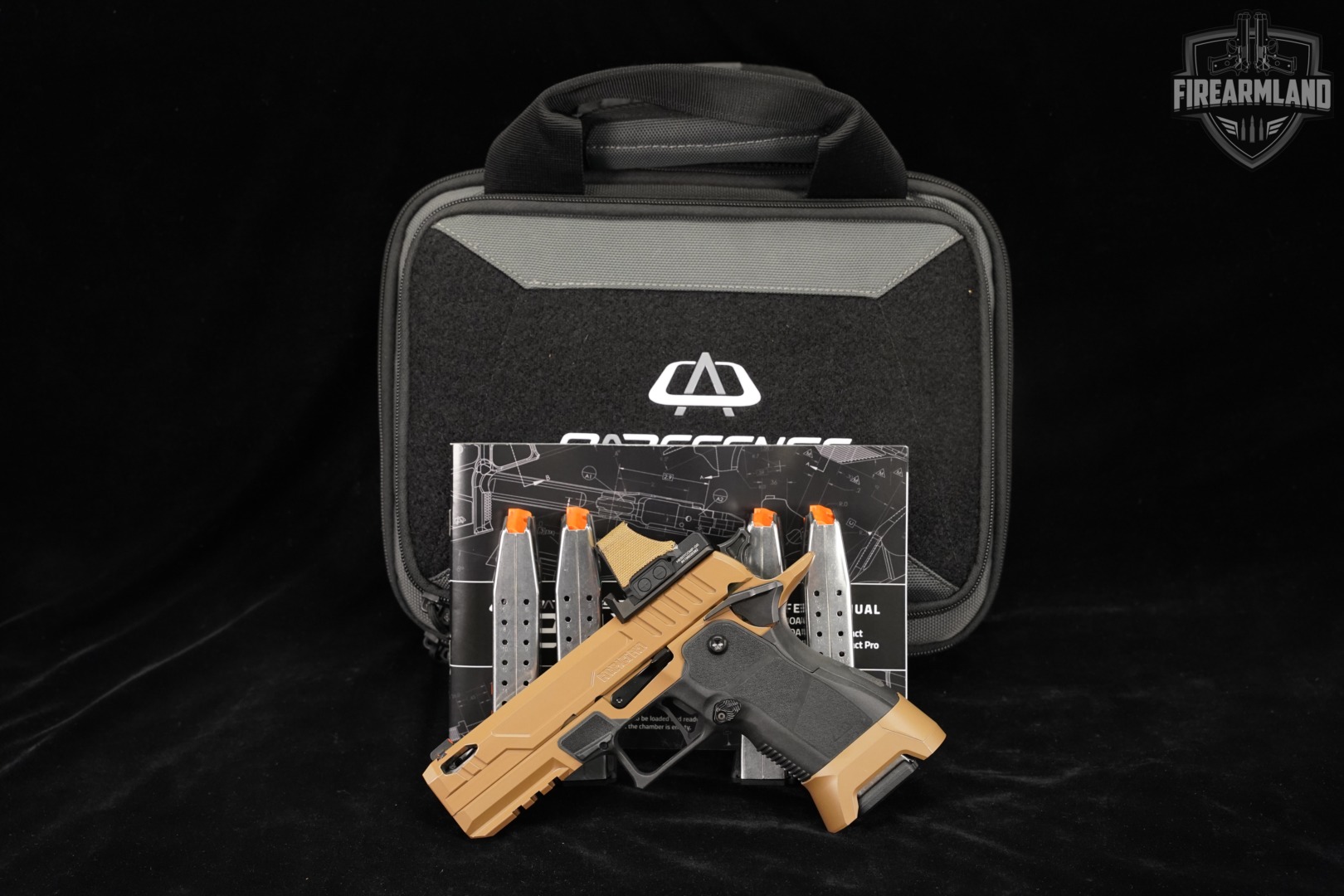 OA Defense 2311 Compact Pro 9mm 1911 2011 +5 MAGS, ORIG CASE, HOLOSUN OPTIC-img-2