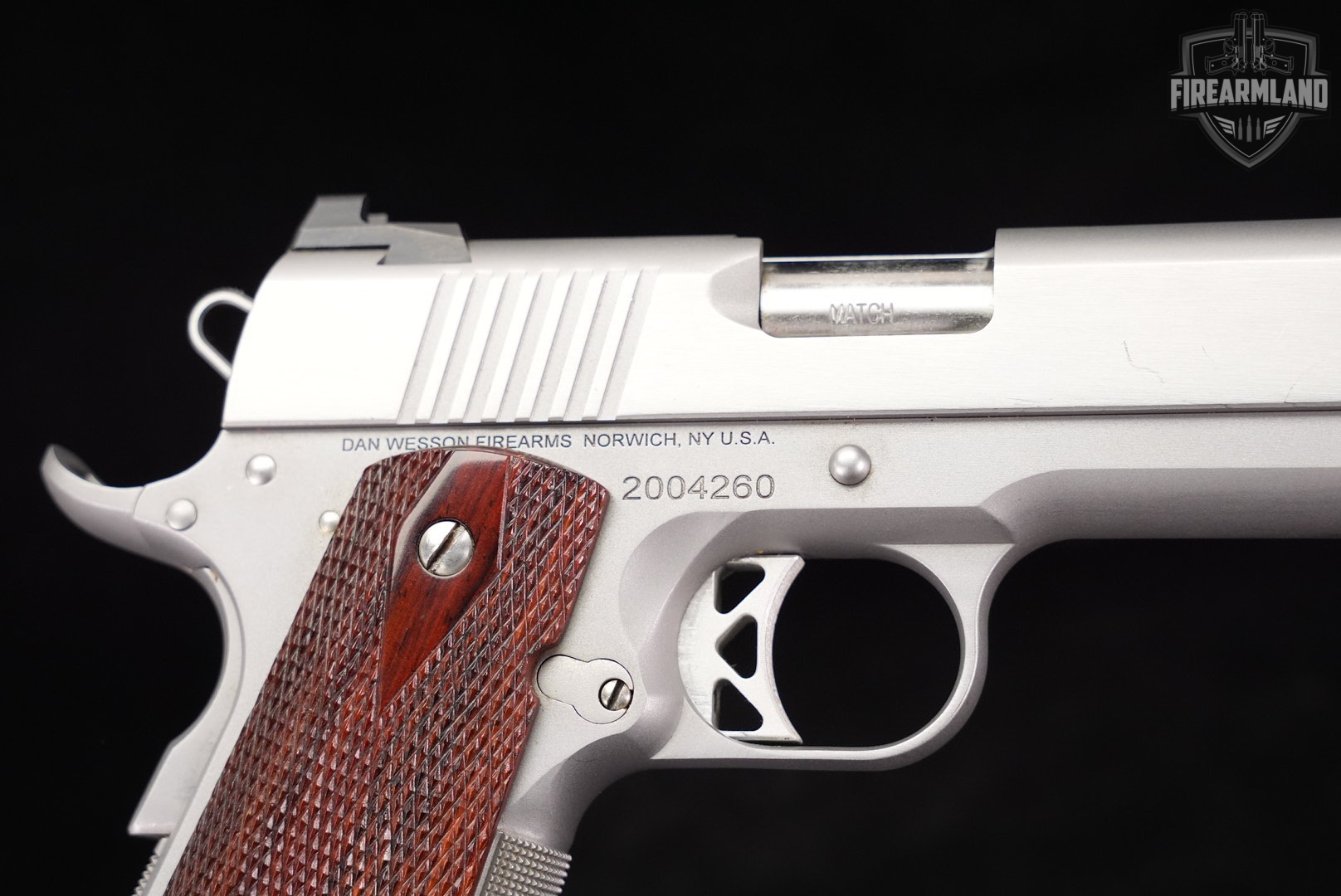 Dan Wesson Heritage 45 ACP 1911 5" Stainless +ORIG CASE-img-12