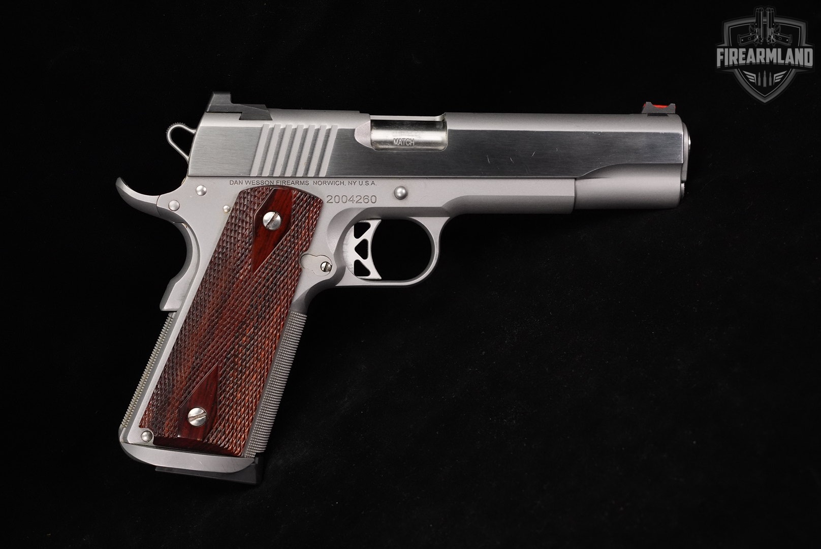 Dan Wesson Heritage 45 ACP 1911 5" Stainless +ORIG CASE-img-3