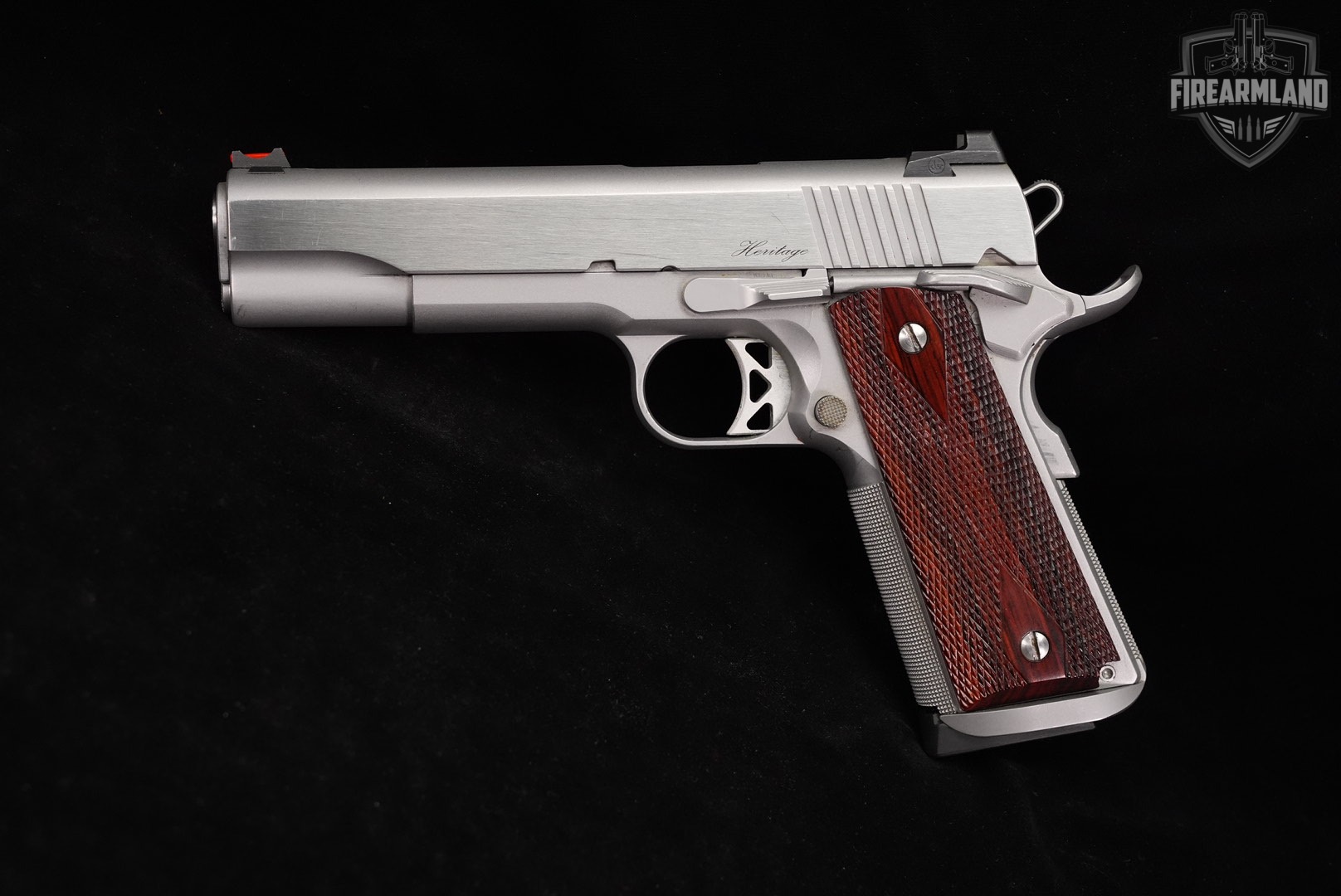Dan Wesson Heritage 45 ACP 1911 5" Stainless +ORIG CASE-img-4
