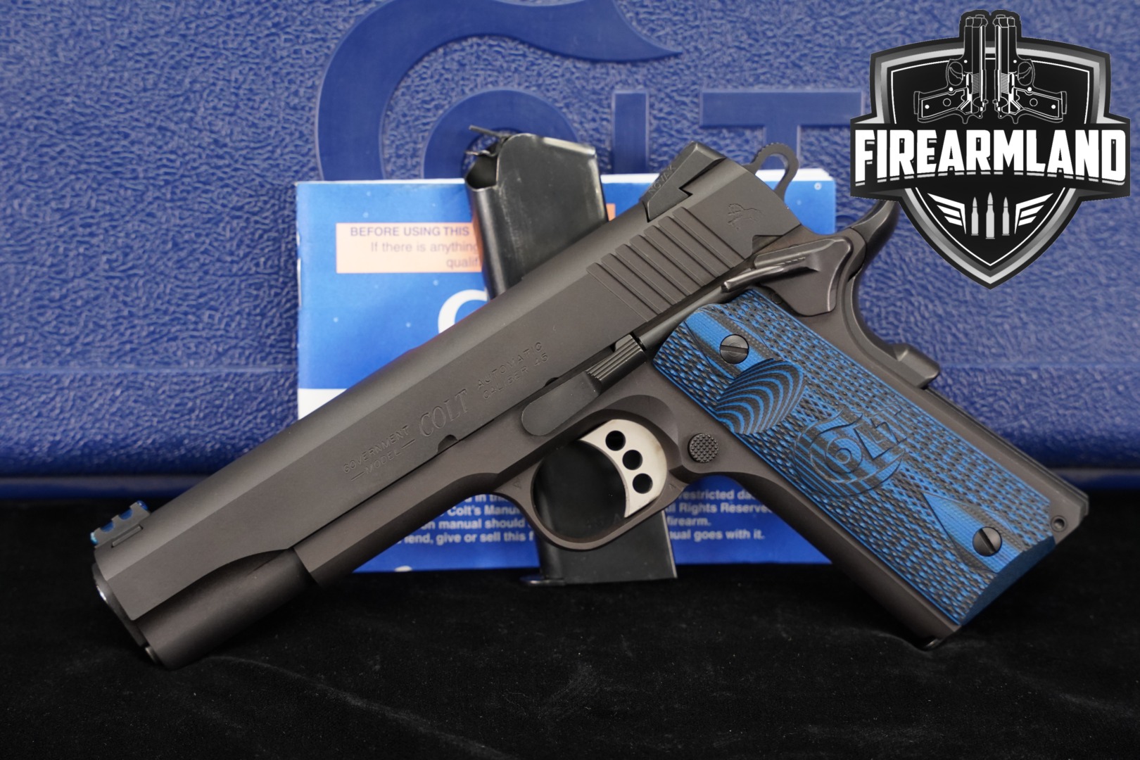 Colt Government Model Competition Series .45 ACP Blued in Very Good Condition Thumbnail