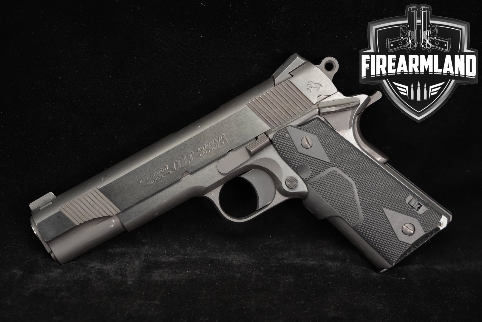 Colt Government Model 45 ACP 1911 5" Blued CT LASERGRIPS-img-0