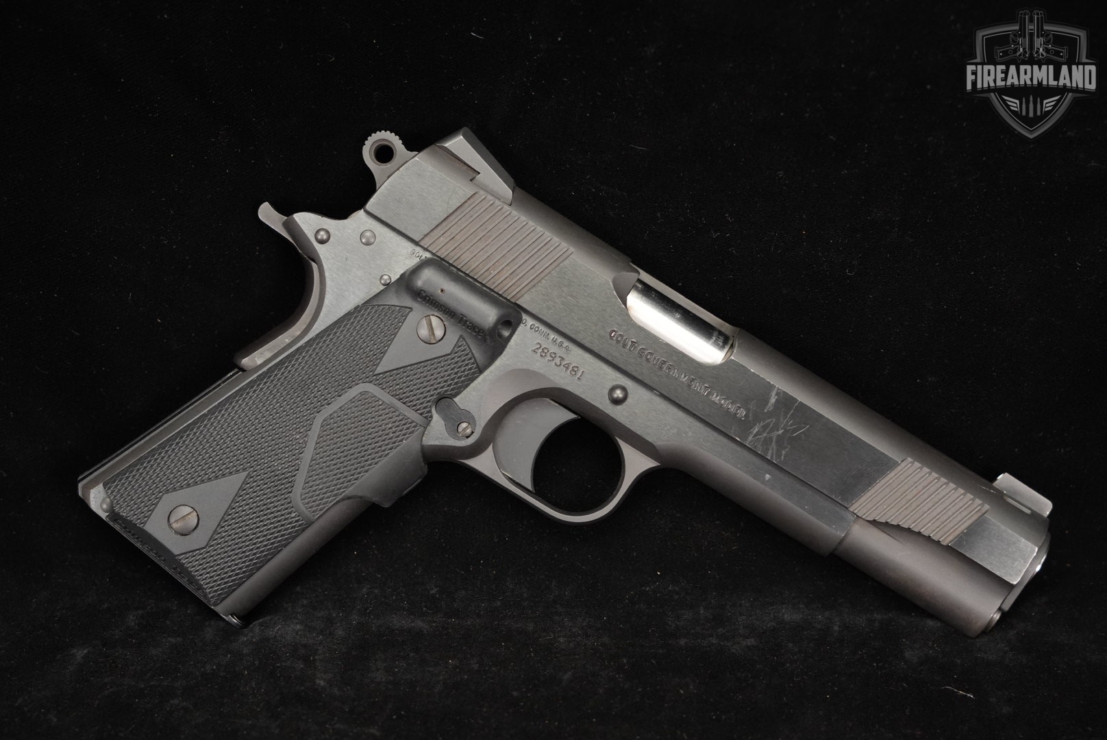 Colt Government Model 45 ACP 1911 5" Blued CT LASERGRIPS-img-3
