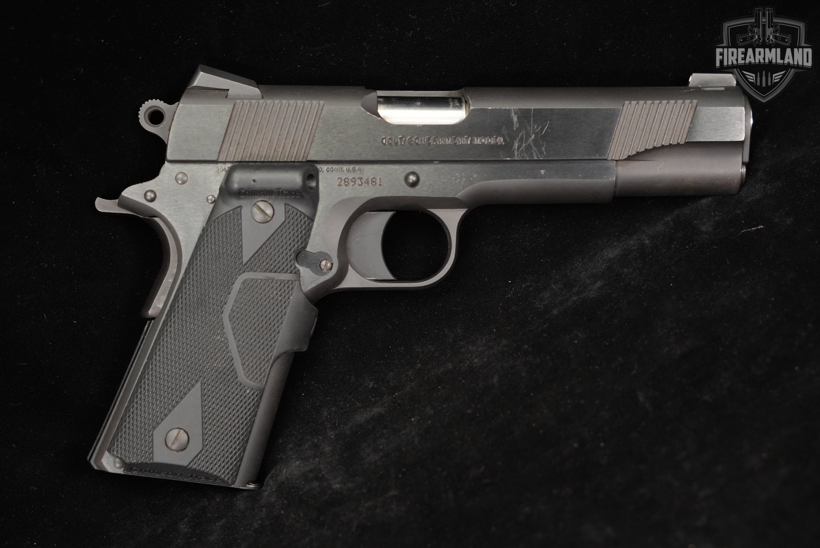 Colt Government Model 45 ACP 1911 5" Blued CT LASERGRIPS-img-4