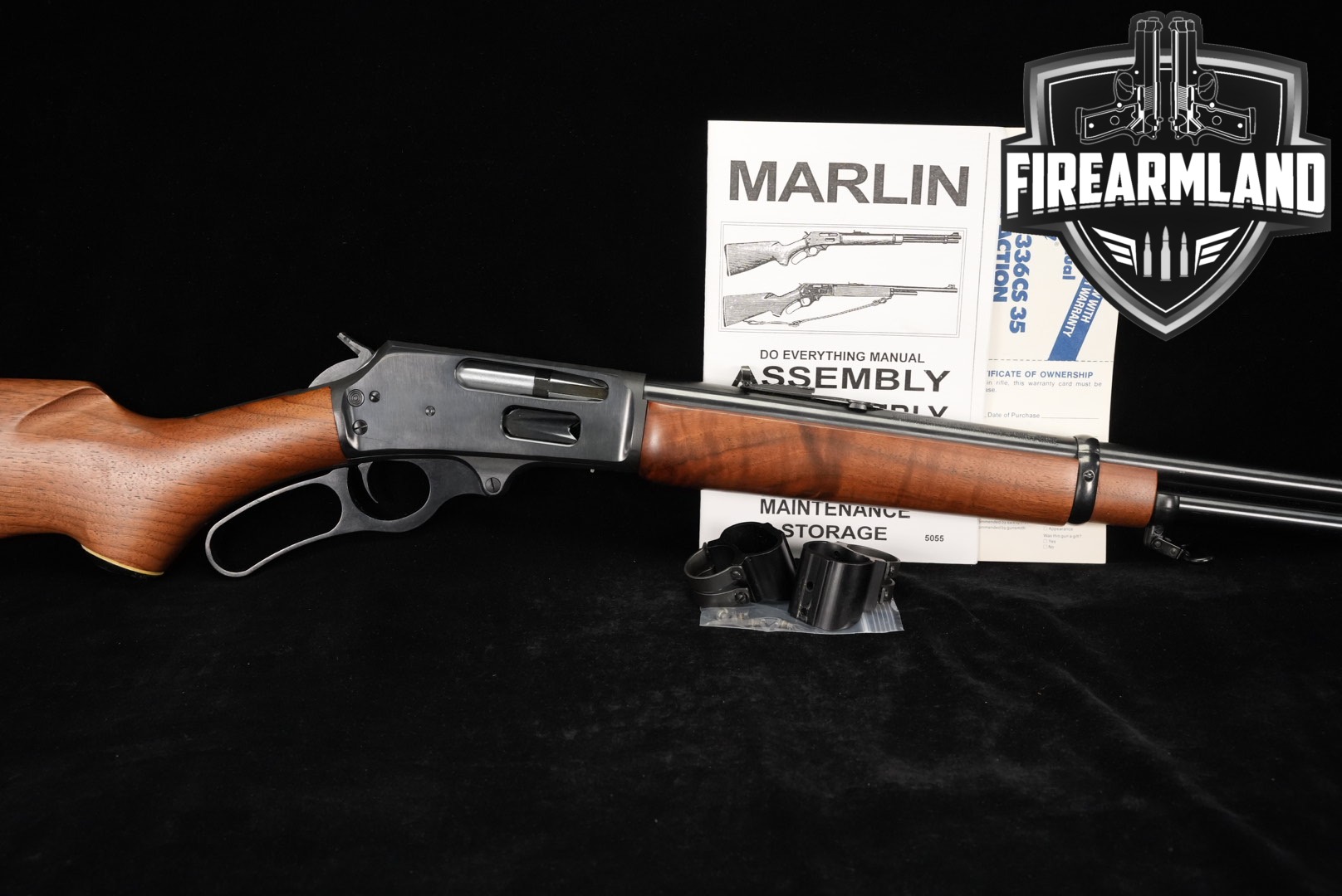 1989 Marlin Model 336CS 35 Remington 20" Blued & Walnut 336-CS M336-img-0