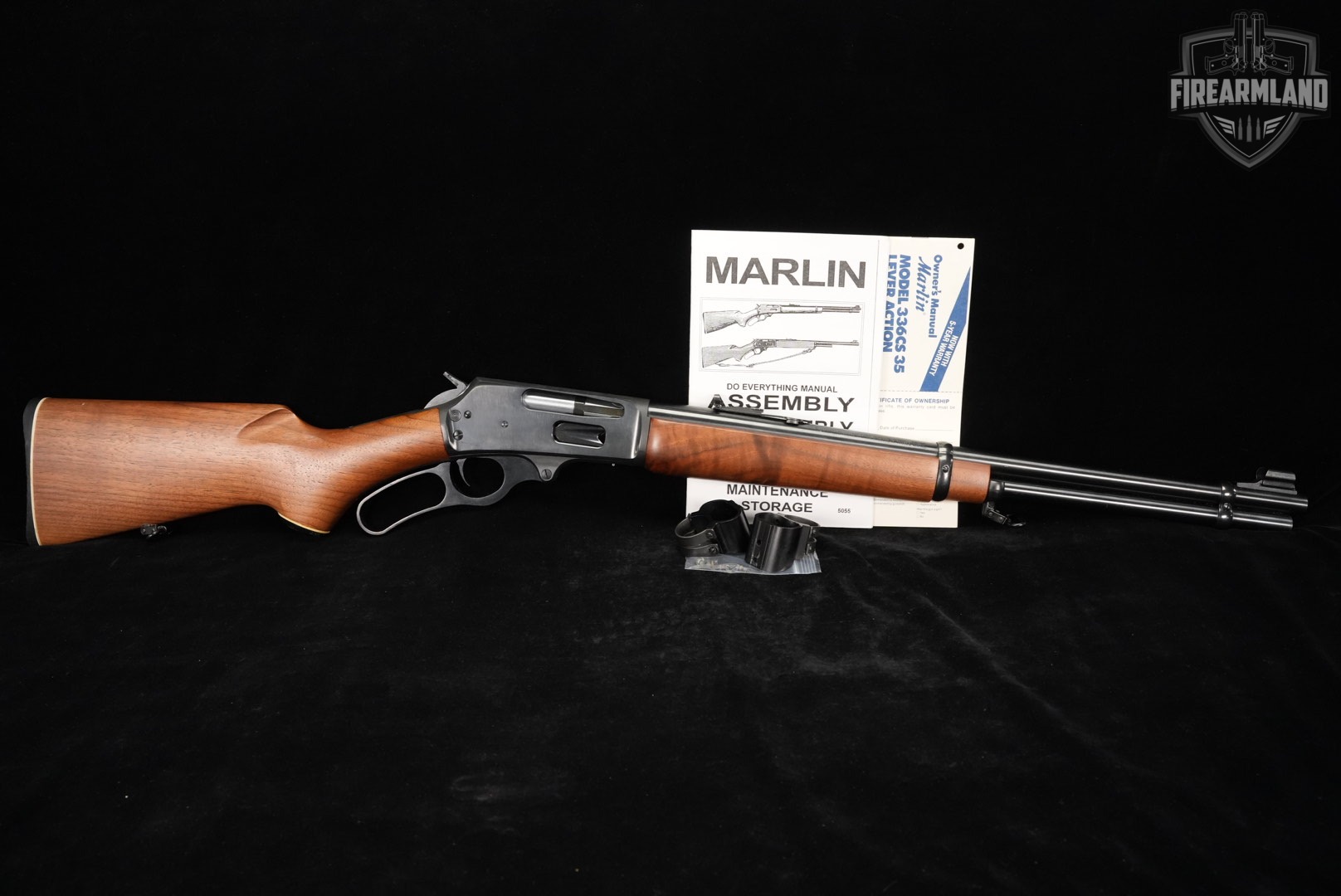 1989 Marlin Model 336CS 35 Remington 20" Blued & Walnut 336-CS M336-img-3