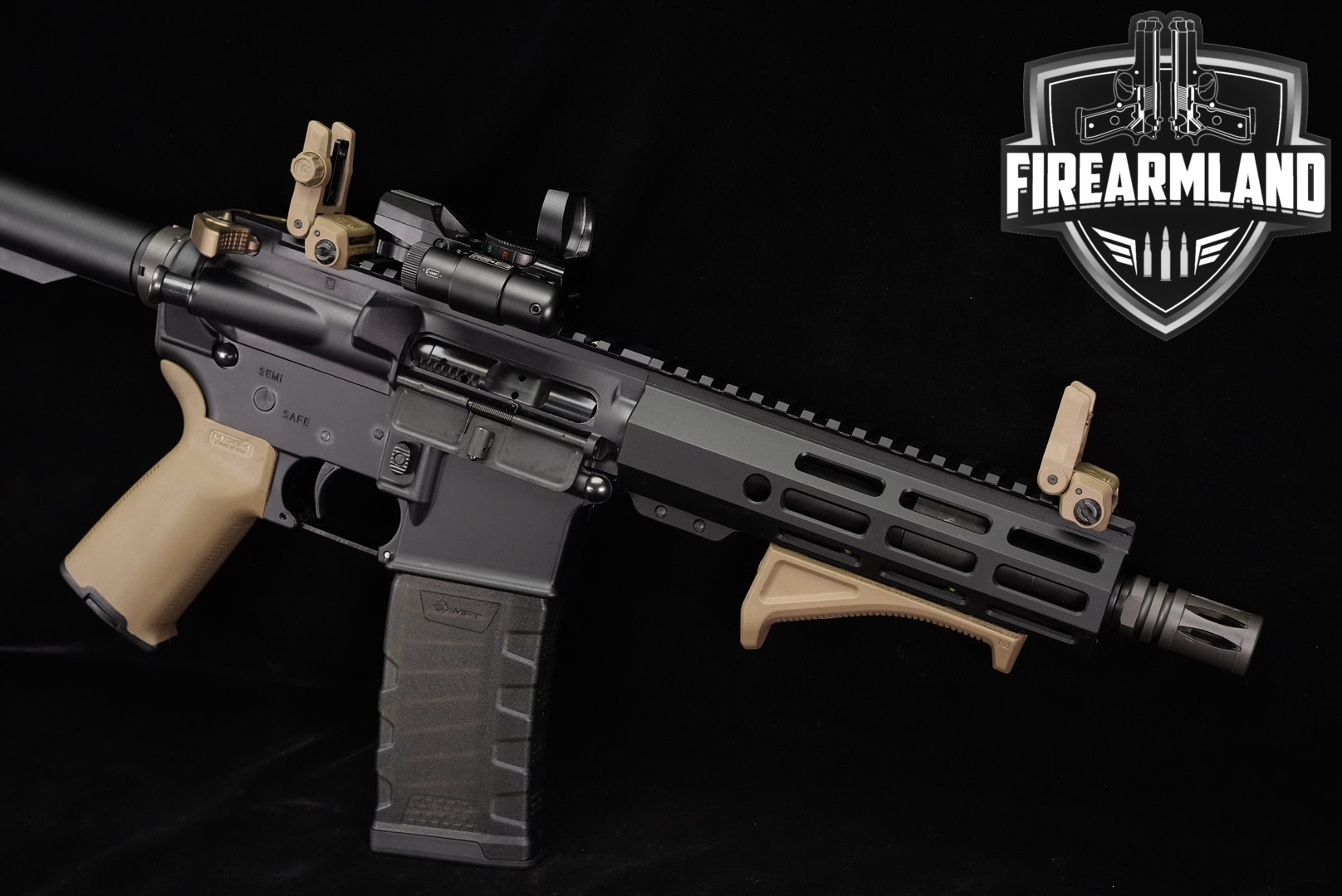Andro Corp Industries ACI-15 5.56 NATO AR15 8" AR ACI15 GEISSELE HANDLE-img-0