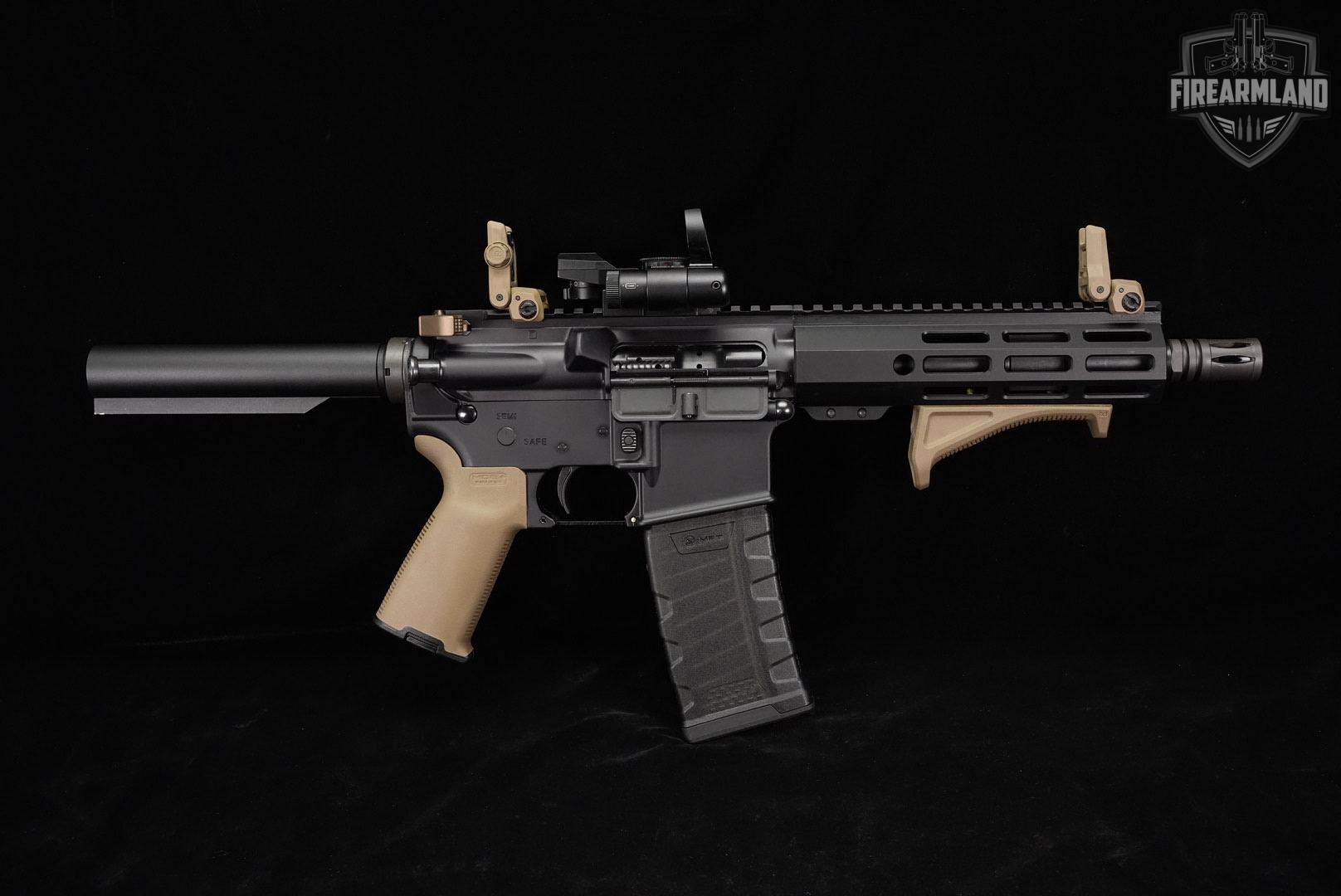 Andro Corp Industries ACI-15 5.56 NATO AR15 8" AR ACI15 GEISSELE HANDLE-img-3