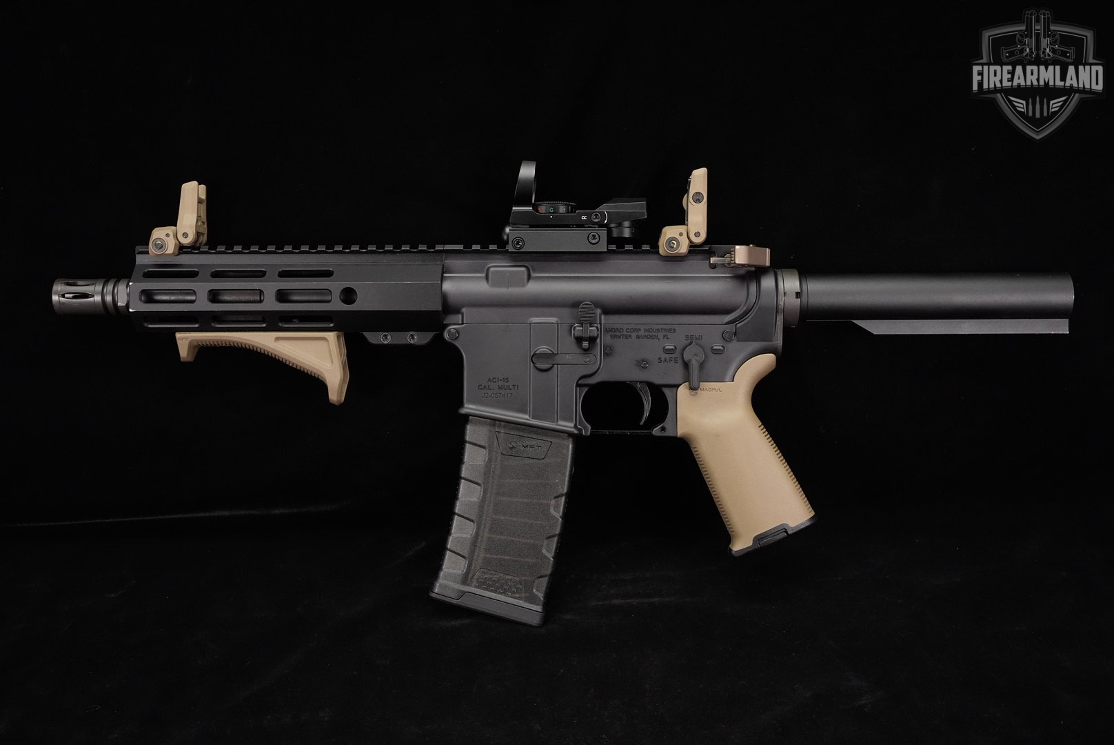 Andro Corp Industries ACI-15 5.56 NATO AR15 8" AR ACI15 GEISSELE HANDLE-img-6