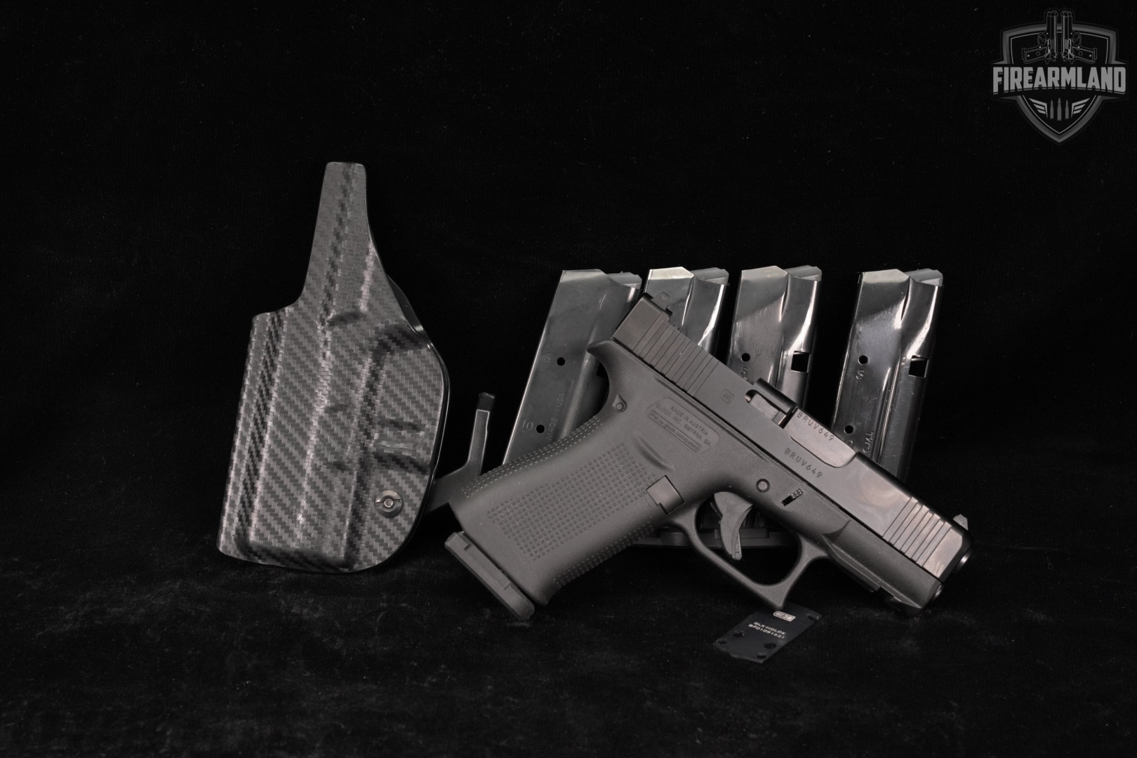 Glock 43X MOS G43X Slimline 9mm 3.41" +5 MAGS & HOLSTER-img-2