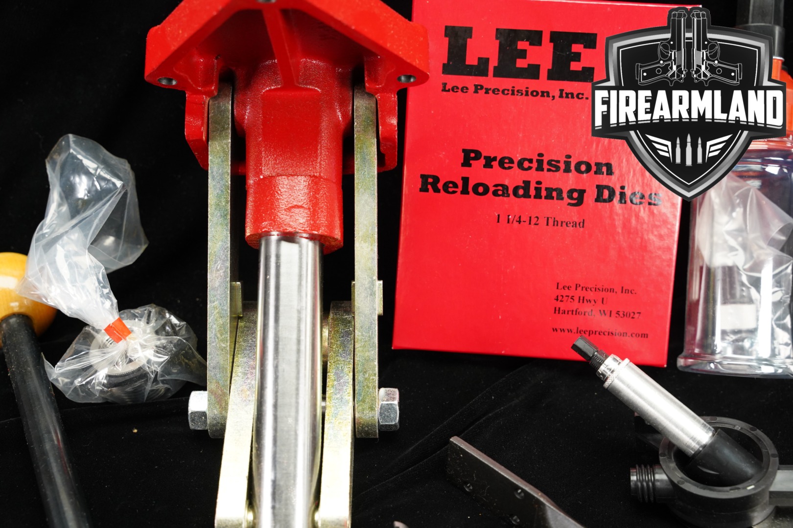 Lee Precision 50BMG Cast Press Kit & Perfect Powder Measure Reloading Dies-img-0