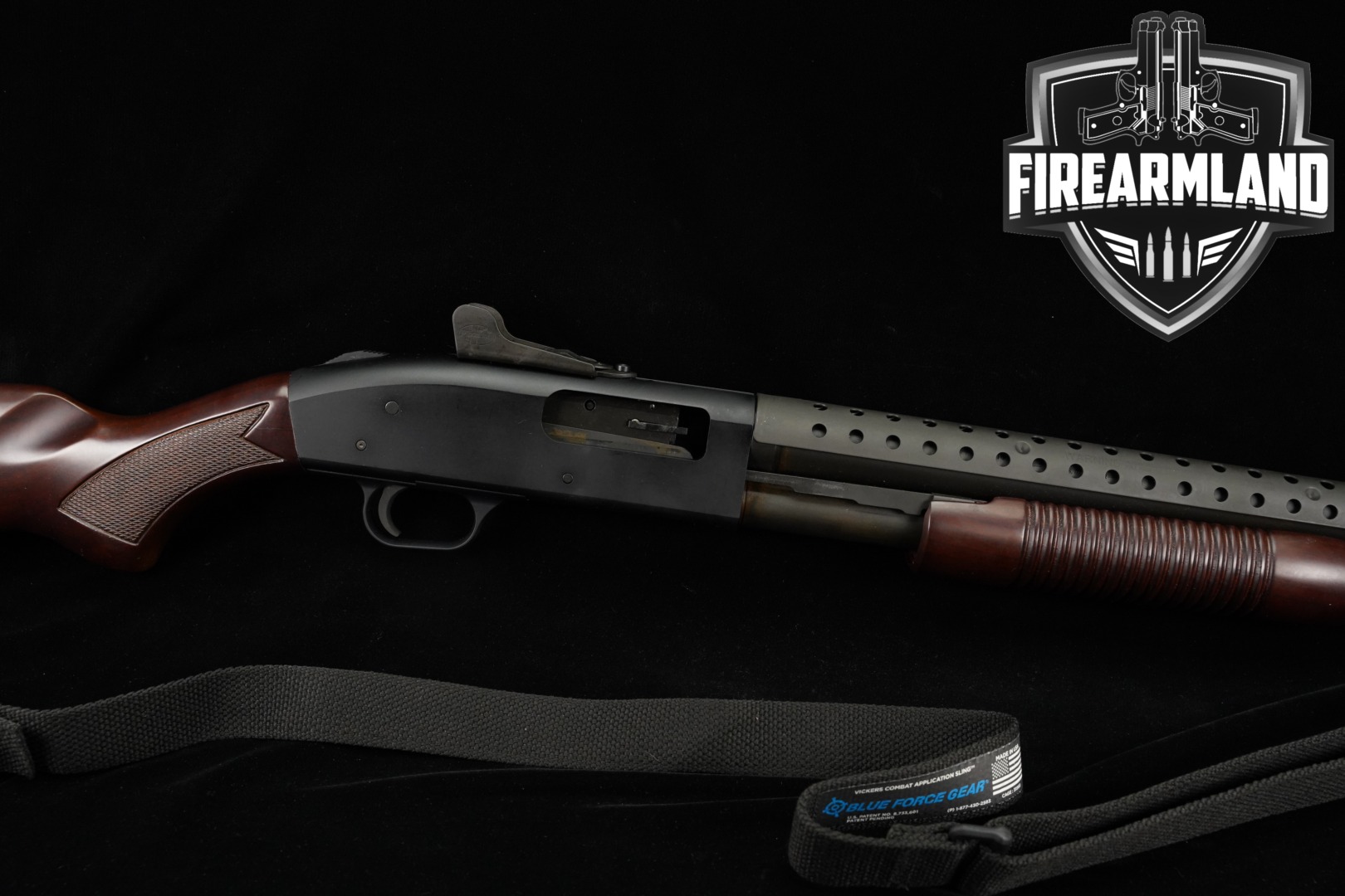 Mossberg 590A1 Retrograde 12-Gauge 20" Parkerized & Walnut 590 A1 +ORIG BOX-img-0