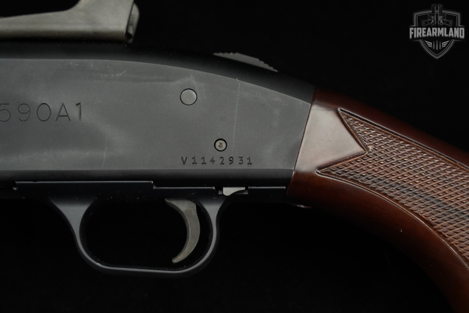 Mossberg 590A1 Retrograde 12-Gauge 20" Parkerized & Walnut 590 A1 +ORIG BOX-img-18