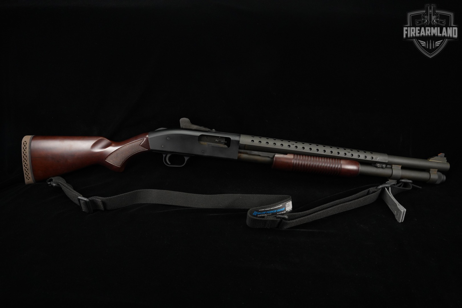 Mossberg 590A1 Retrograde 12-Gauge 20" Parkerized & Walnut 590 A1 +ORIG BOX-img-3