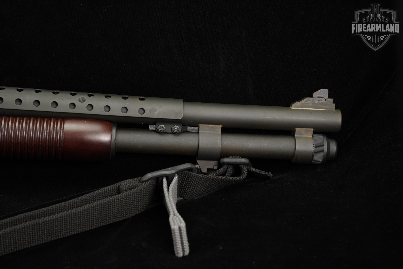 Mossberg 590A1 Retrograde 12-Gauge 20" Parkerized & Walnut 590 A1 +ORIG BOX-img-6