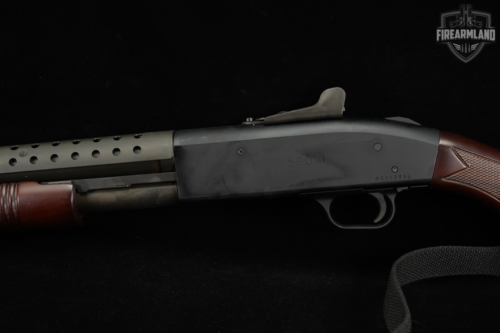 Mossberg 590A1 Retrograde 12-Gauge 20" Parkerized & Walnut 590 A1 +ORIG BOX-img-8