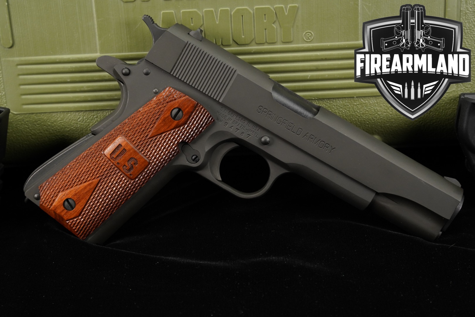 Springfield Armory Model 1911-A1 GI .45 ACP Parkerized in Excellent Condition Thumbnail