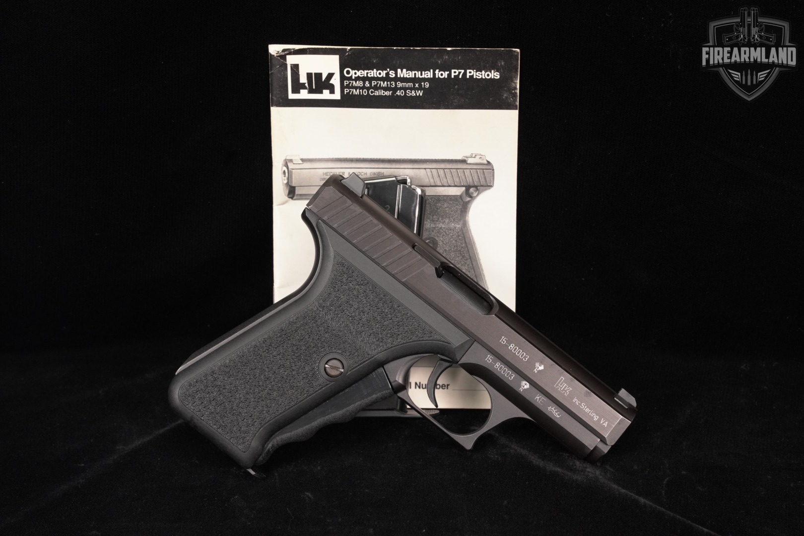 COLLECTOR 1994 Heckler & Koch P7 PSP 9mm H&K 4" Blued P 7 +2 MAGS-img-2