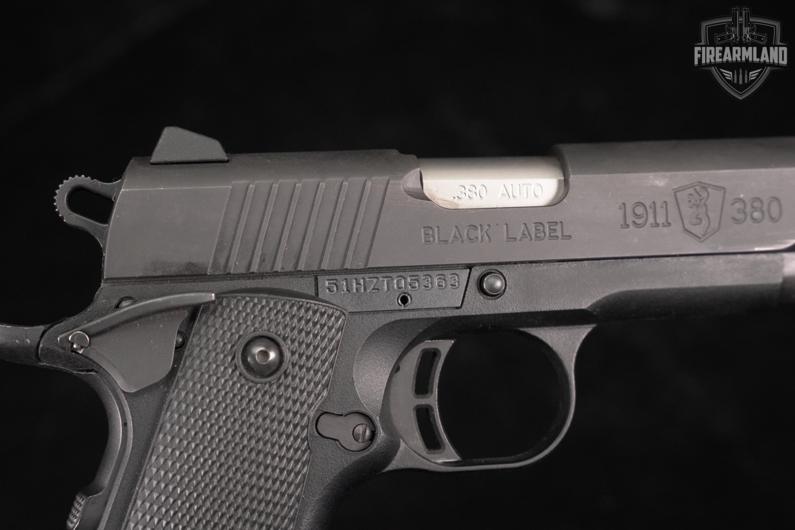 Browning 1911-380 Black Label 380ACP 4.25" +3 MAGS, ORIG CASE, HOLSTER-img-13