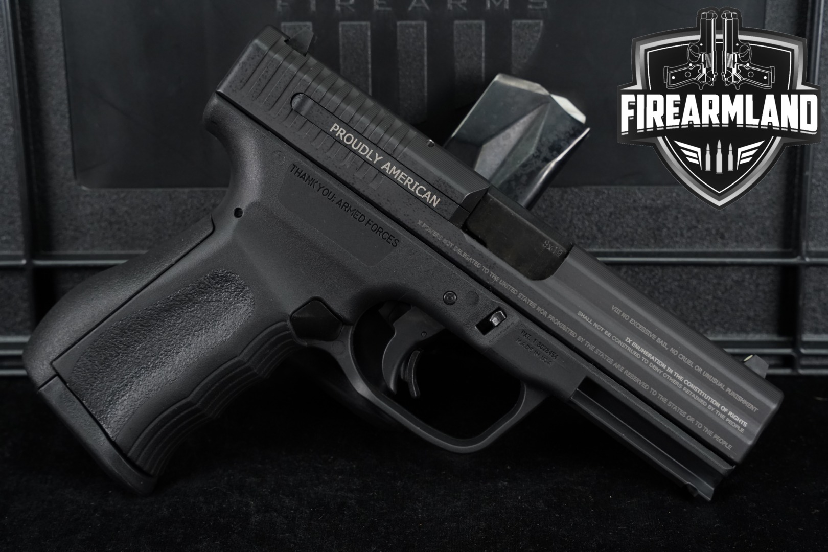 FMK Firearms 9C1 Gen 2, Bill of Rights, Proudly American 9mm Luger Black in Very Good Condition Thumbnail
