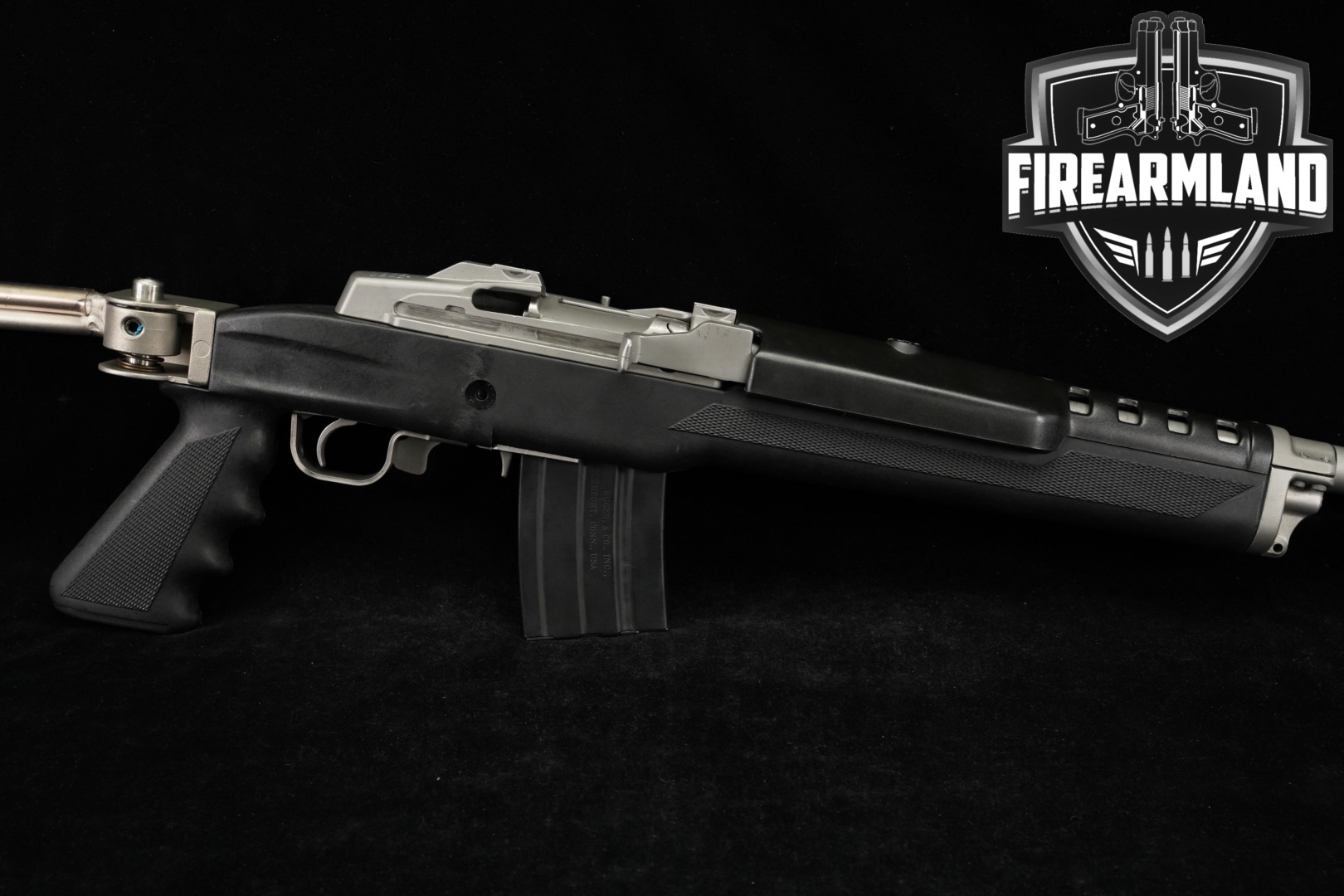 2007 Sturm Ruger Mini-14 Target Ranch Rifle .223 Rem. Stainless in Good Condition Thumbnail