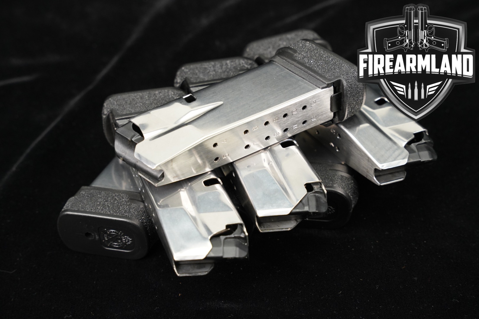 SEVEN (7) Springfield Armory Hellcat 13 Round Magazines 9mm Luger Mags-img-0