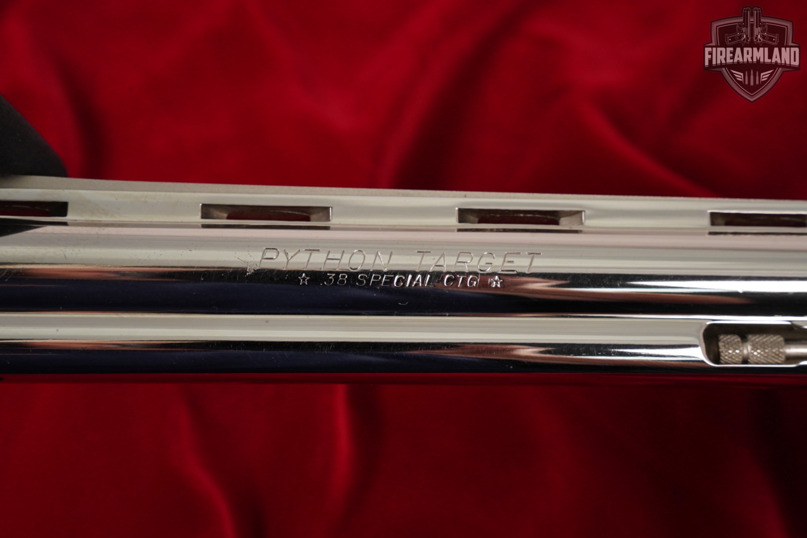 DESIRED 1980 Colt Python Target 38 Special 8" Bright Nickel Snake Gun DA/SA-img-18
