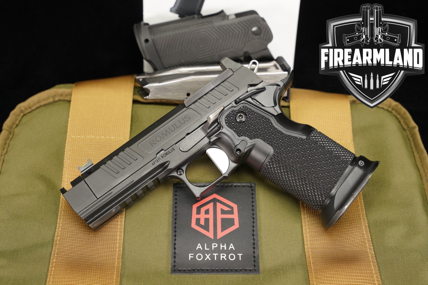 Alpha Foxtrot AF1911 Romulus 3.5" Comp 9mm Luger Unknown in Very Good Condition Thumbnail