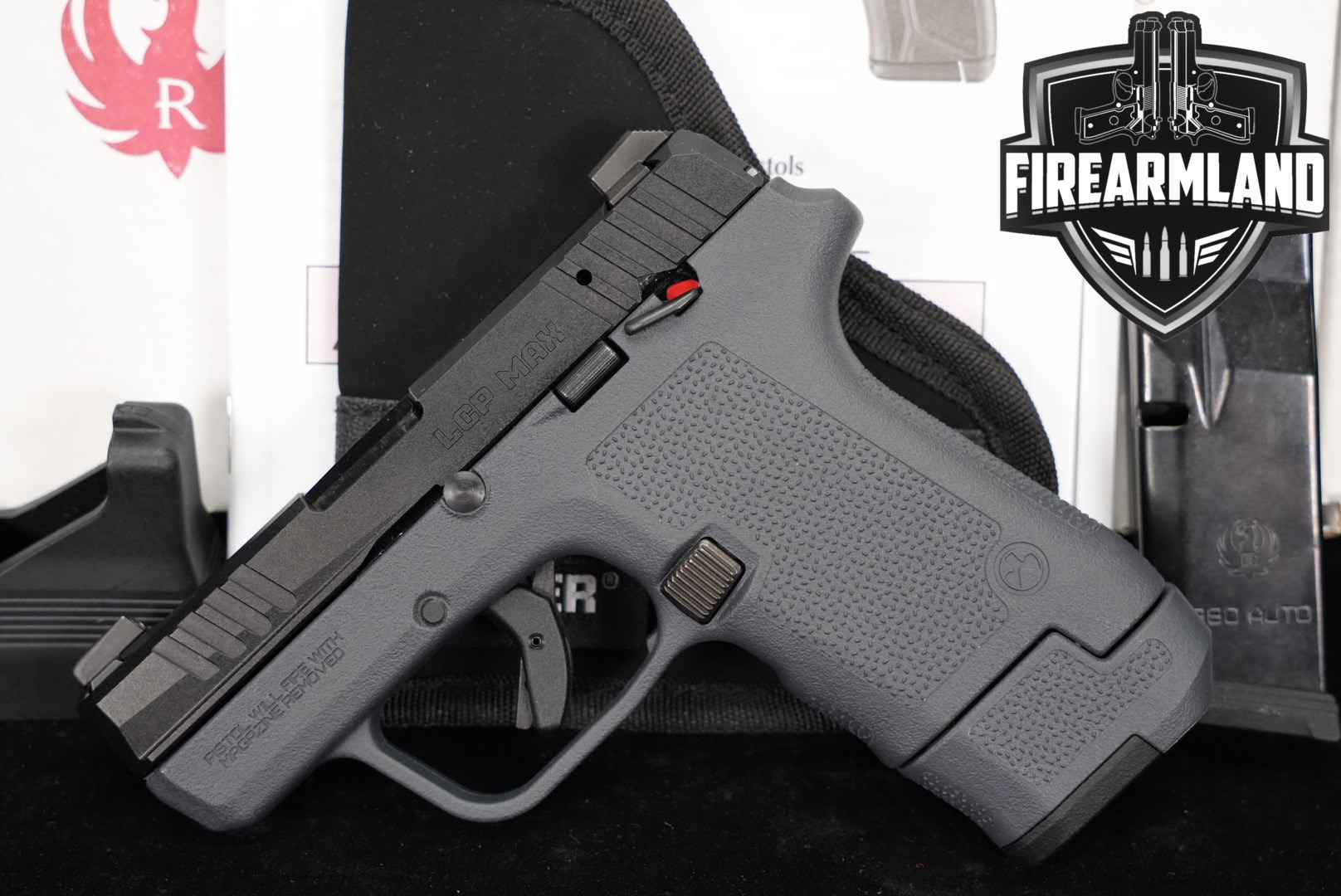 Ruger LCP MAX Magpul EHG Manual Safety 380 ACP 2.80 +2 MAGS & ORIG BOX-img-0
