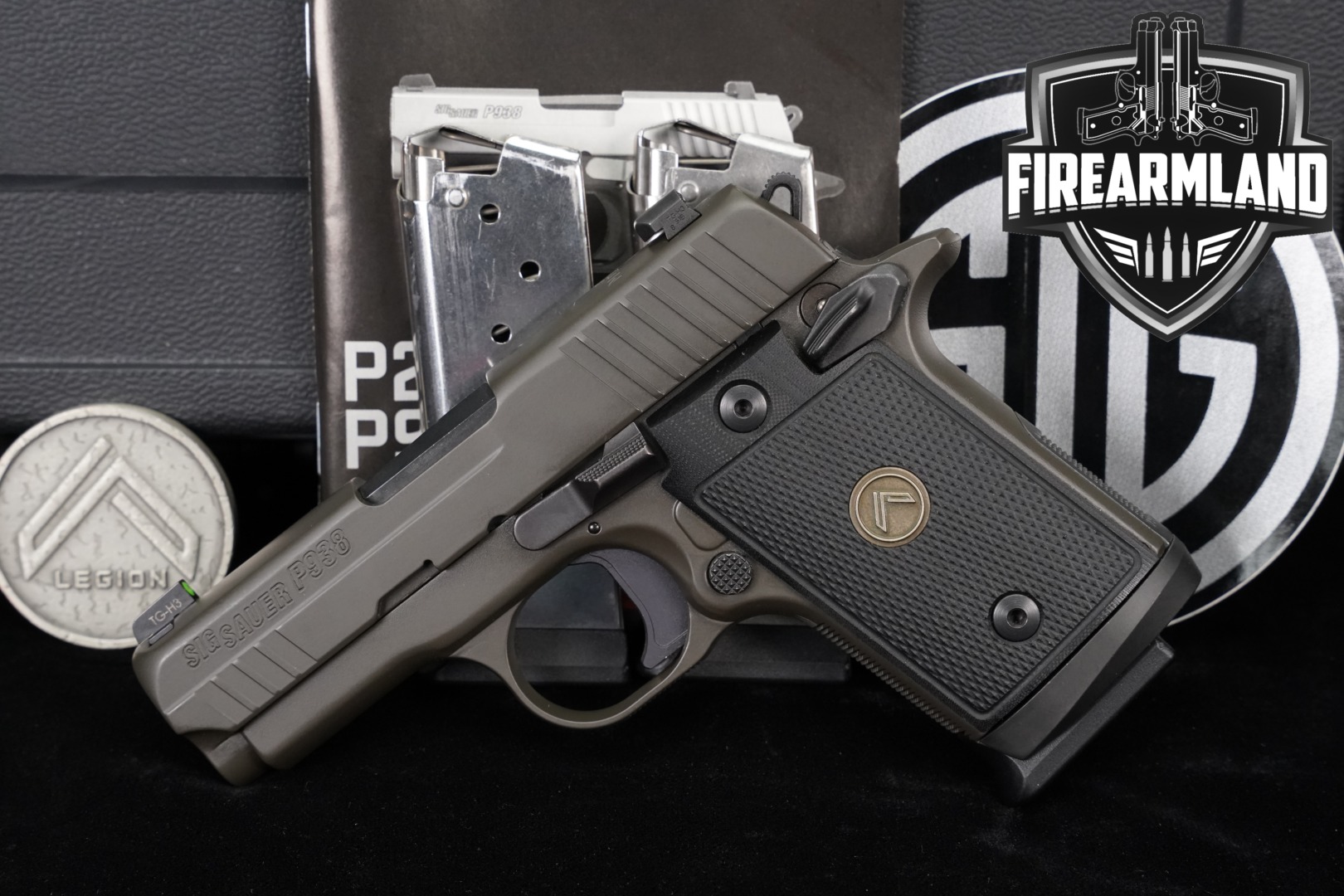 2018 Sig Sauer P938 Legion 9mm Luger Legion Gray in Excellent Condition Thumbnail