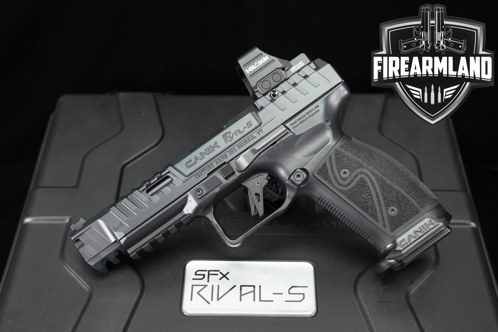 Canik SFx Rival-S Dark Side 9mm Luger Black in Excellent Condition Thumbnail