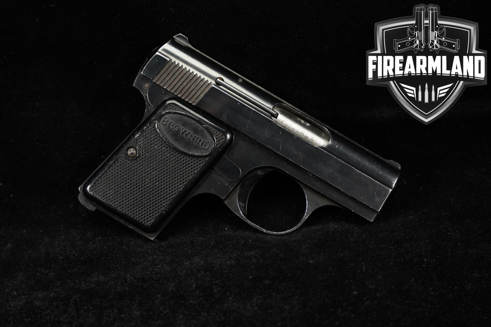 FN Herstal (FNH) Baby Browning Arms Company marked U.S. import .25 ACP (6.35mm) Blued in Very Good Condition Thumbnail