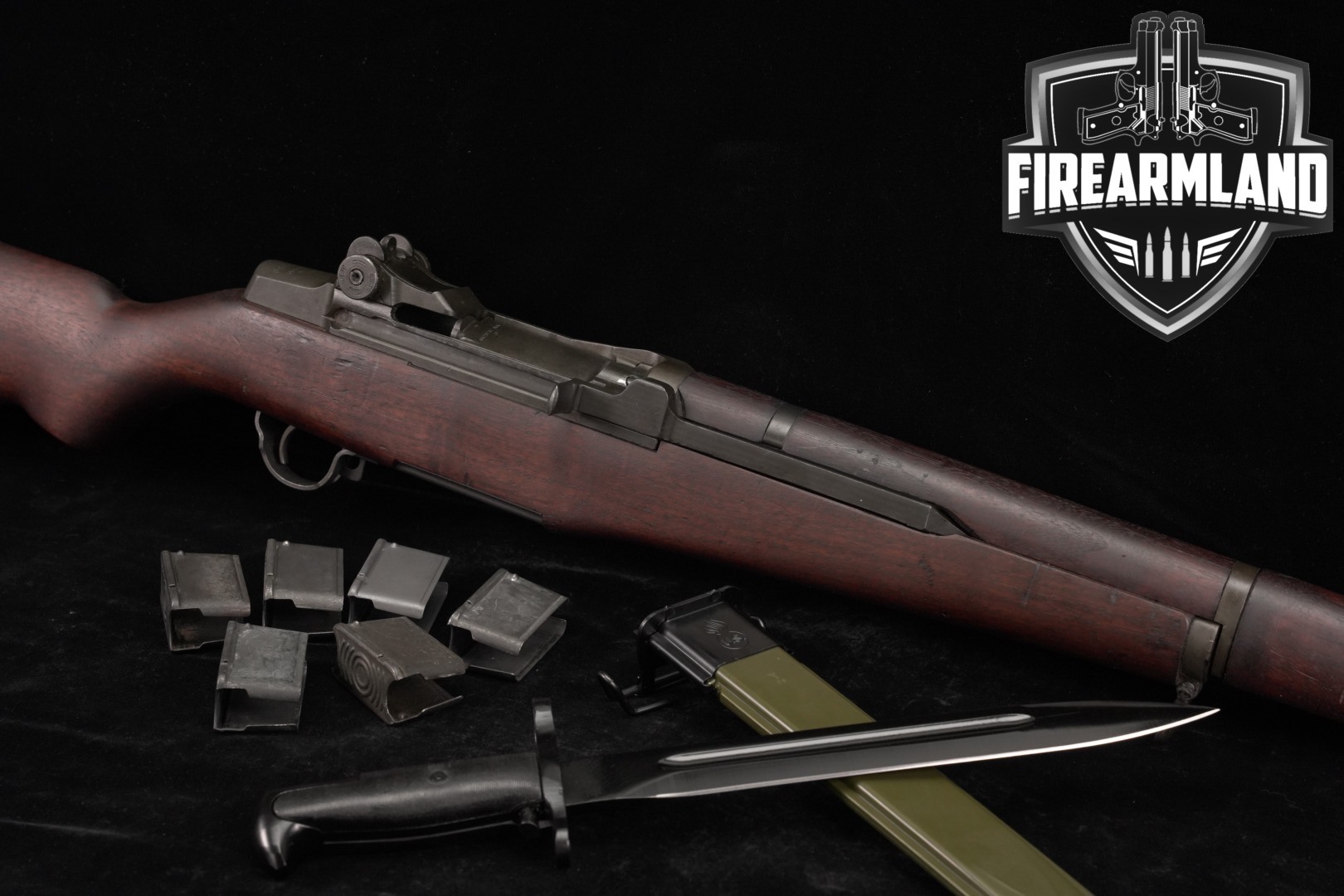 1955 Harrington & Richardson M1 Garand 30-06 H&R 24" USGI +BAYONET-img-0