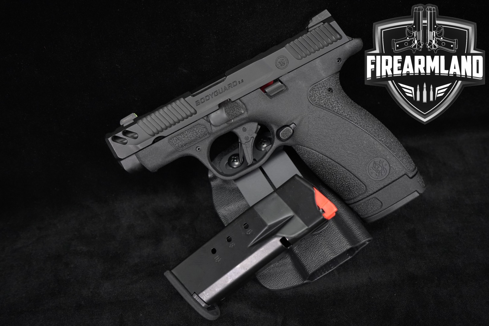 Smith & Wesson (S&W) Bodyguard 2.0 Performance Center Carry Comp, No Thumb Safety .380 ACP Black in Excellent Condition Thumbnail