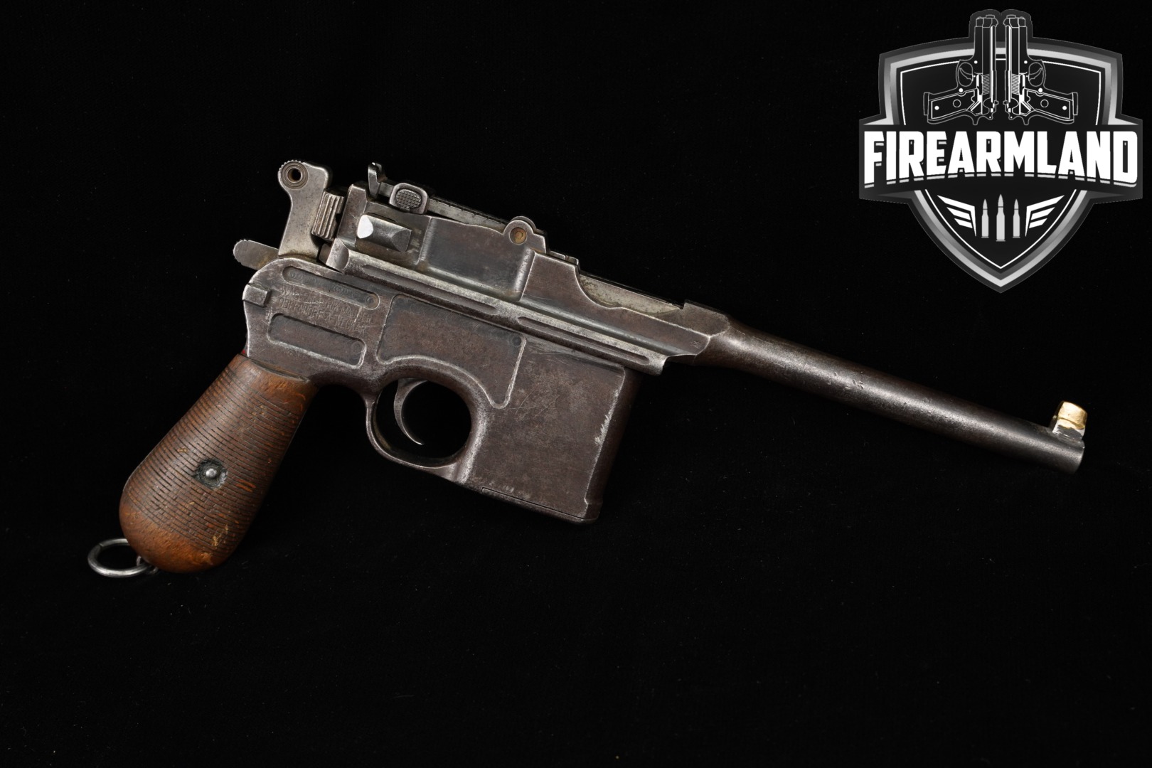 1916 Mauser C96 Wartime Commercial, Neue Sicherung (NS) 7.63mm Mauser Black in Good Condition Thumbnail