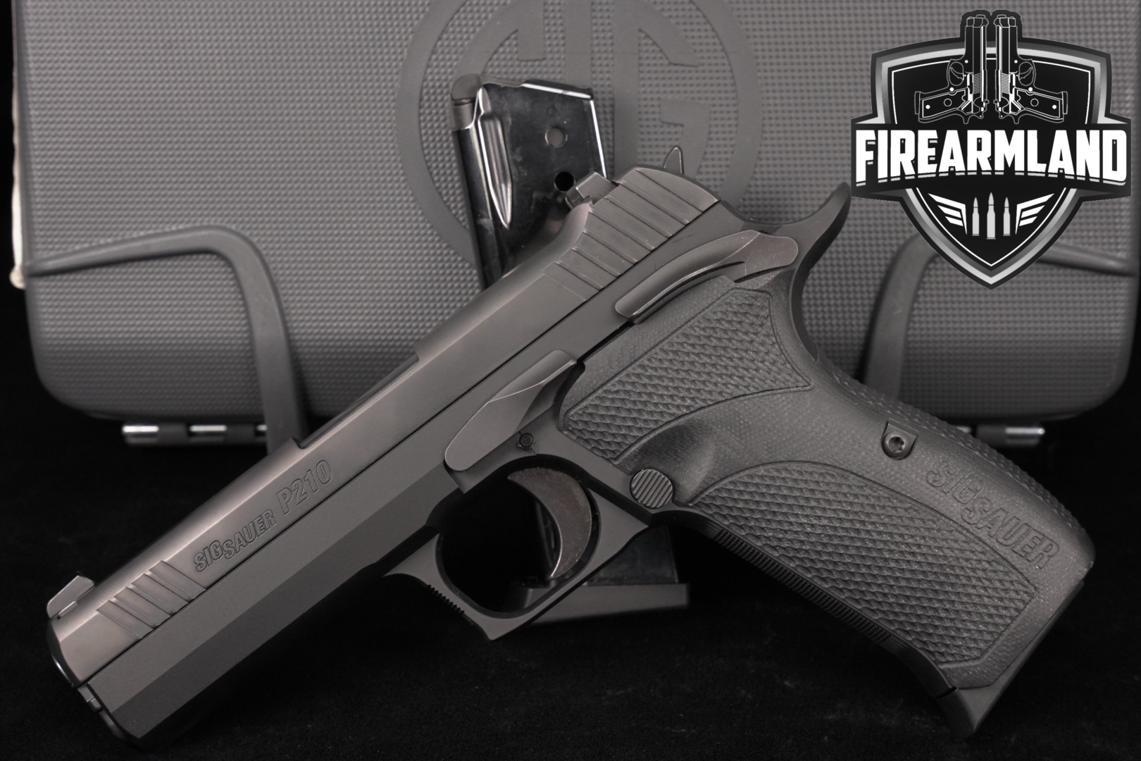 2022 Sig Sauer P210 Carry 9mm Luger Black in Very Good Condition Thumbnail