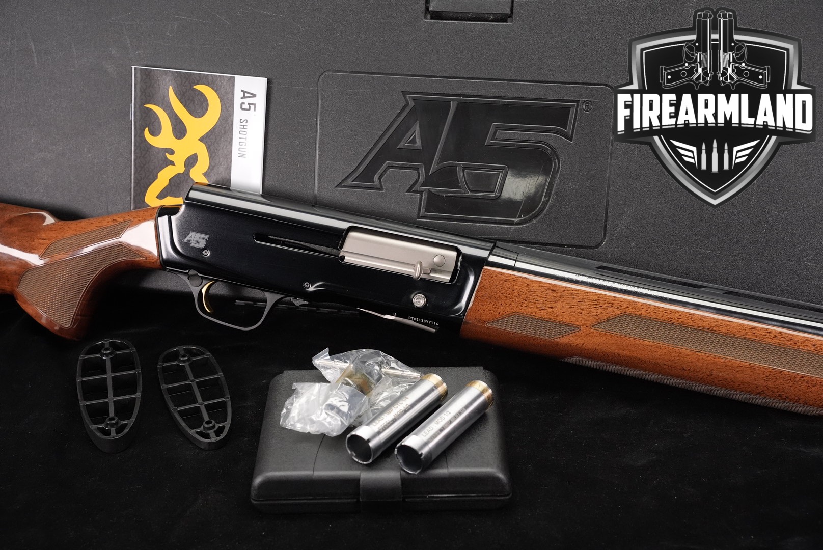 Browning A5 Hunter 12-Gauge 28" Black & Walnut A-5 VENT-RIB +ORIG CASE-img-0